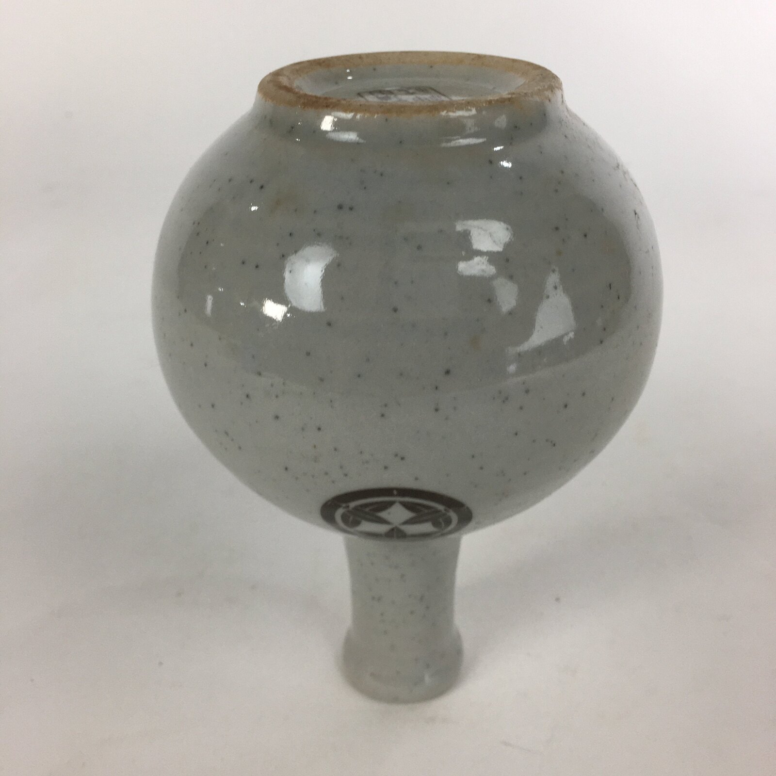 Japanese Shinto Sake Bottle Vtg Porcelain Masumida Shrine Omiki Tokkuri BU466
