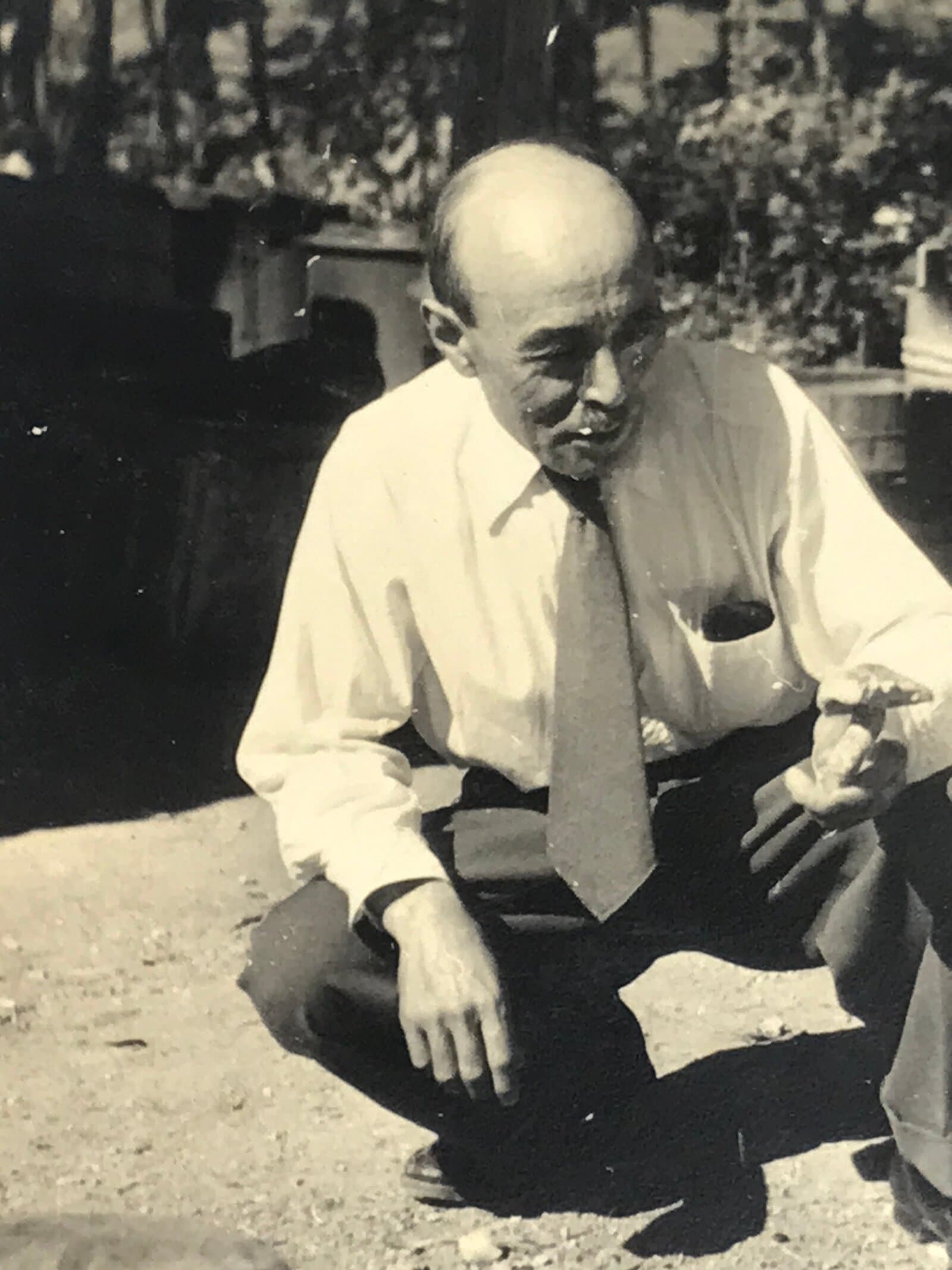 Japanese Showa Business Men Company Celebration Photograph Vtg Sepia Tone PH215