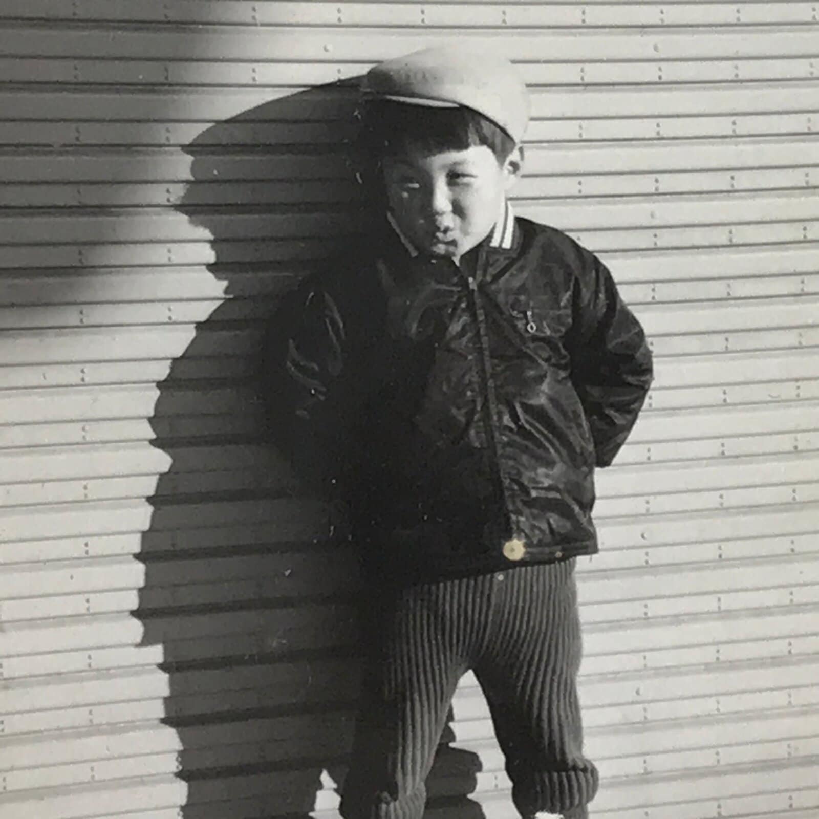 Japanese Showa Era Young Boy Photograph Vtg Daily Life Child Black White PH243