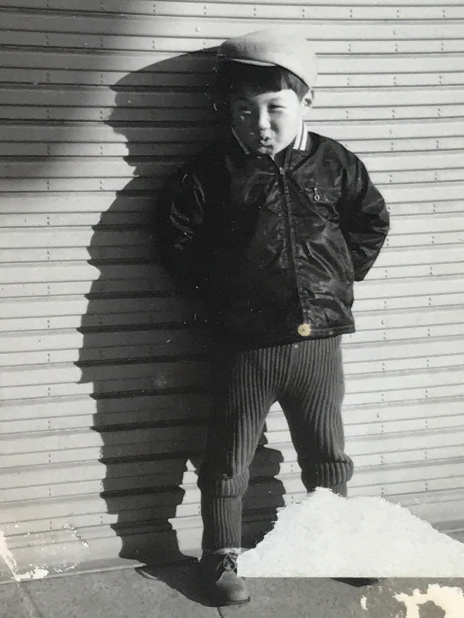 Japanese Showa Era Young Boy Photograph Vtg Daily Life Child Black White PH243