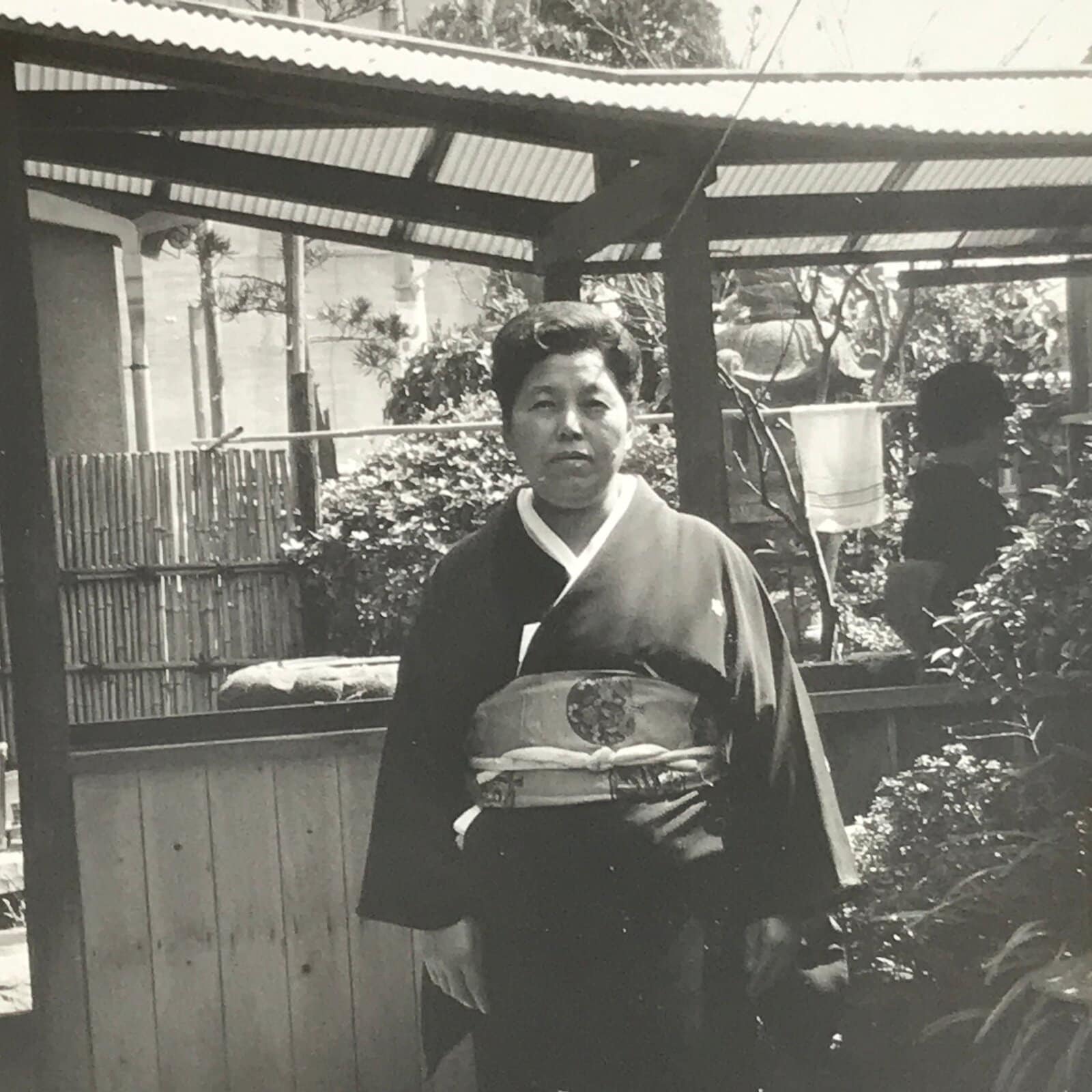 Japanese Showa Kimono Woman Portrait Photograph Vtg Wedding Black White PH219