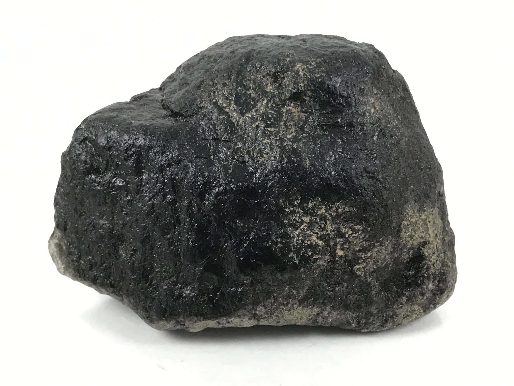 Japanese Small Viewing Stone Suiseki Vtg Zen Buddhist Black JK861