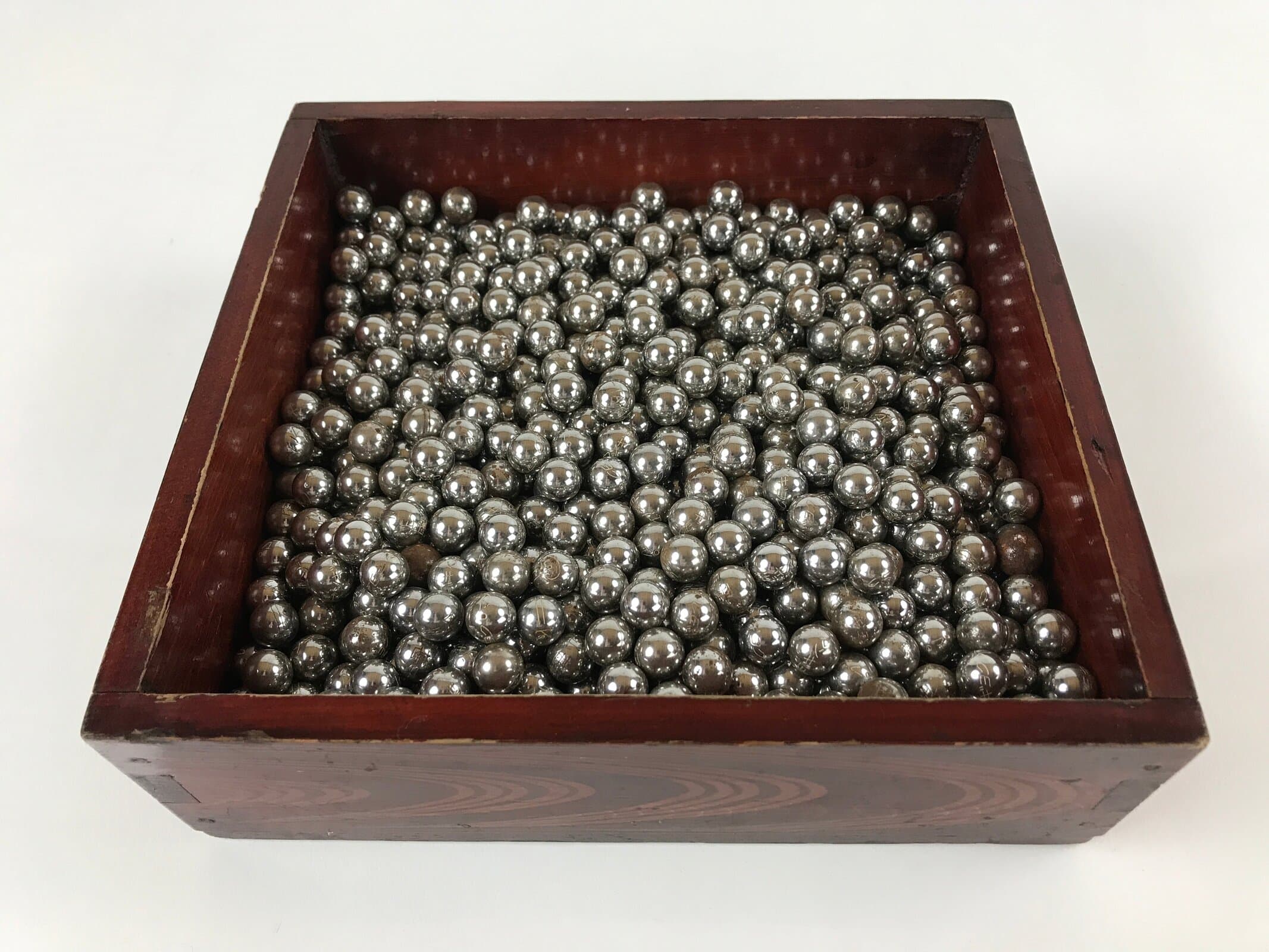 Japanese Steel Pachinko Balls Vtg Slot Game Metal Pieces Variety Silver JK669