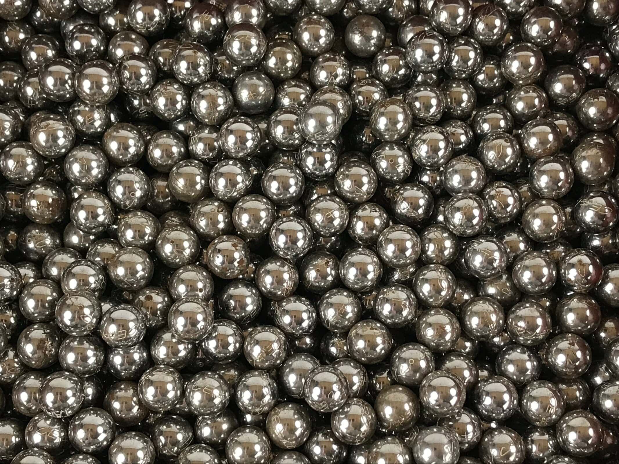 Japanese Steel Pachinko Balls Vtg Slot Game Metal Pieces Variety Silver JK669