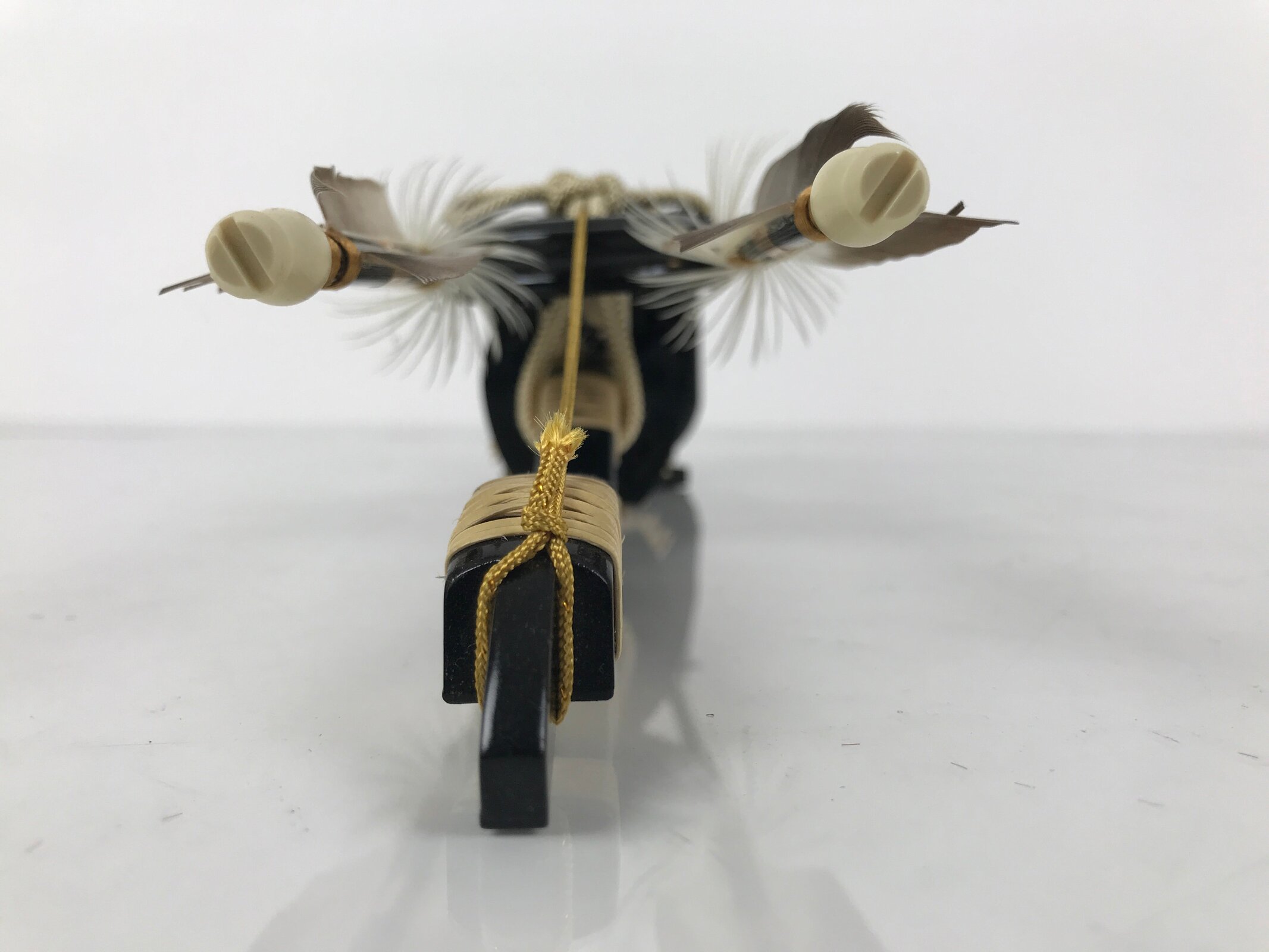 Japanese Sword Bow Arrow Hamayumi Display Stand Vtg Boys Day New Year ID650