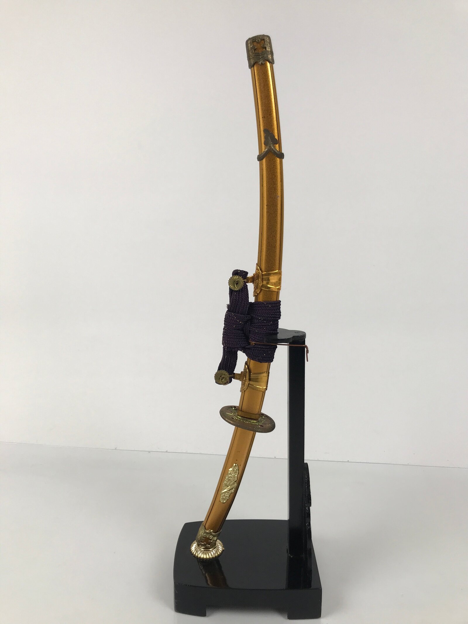 Japanese Sword Bow Arrow Hamayumi Display Stand Vtg Boys Day New Year ID652