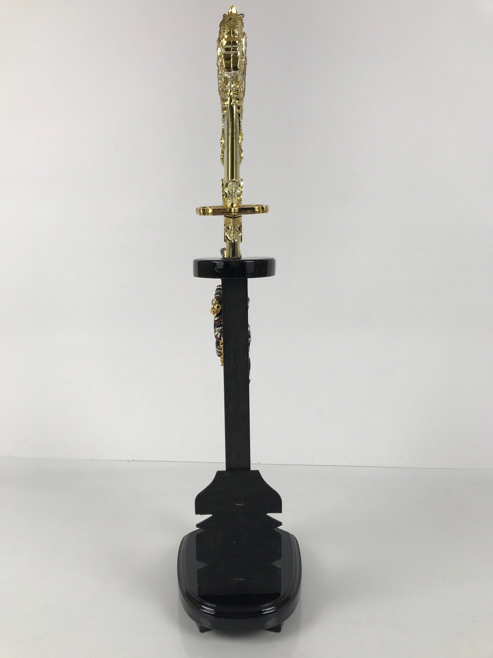 Japanese Sword Bow Arrow Hamayumi Display Stand Vtg Boys Day New Year ID655