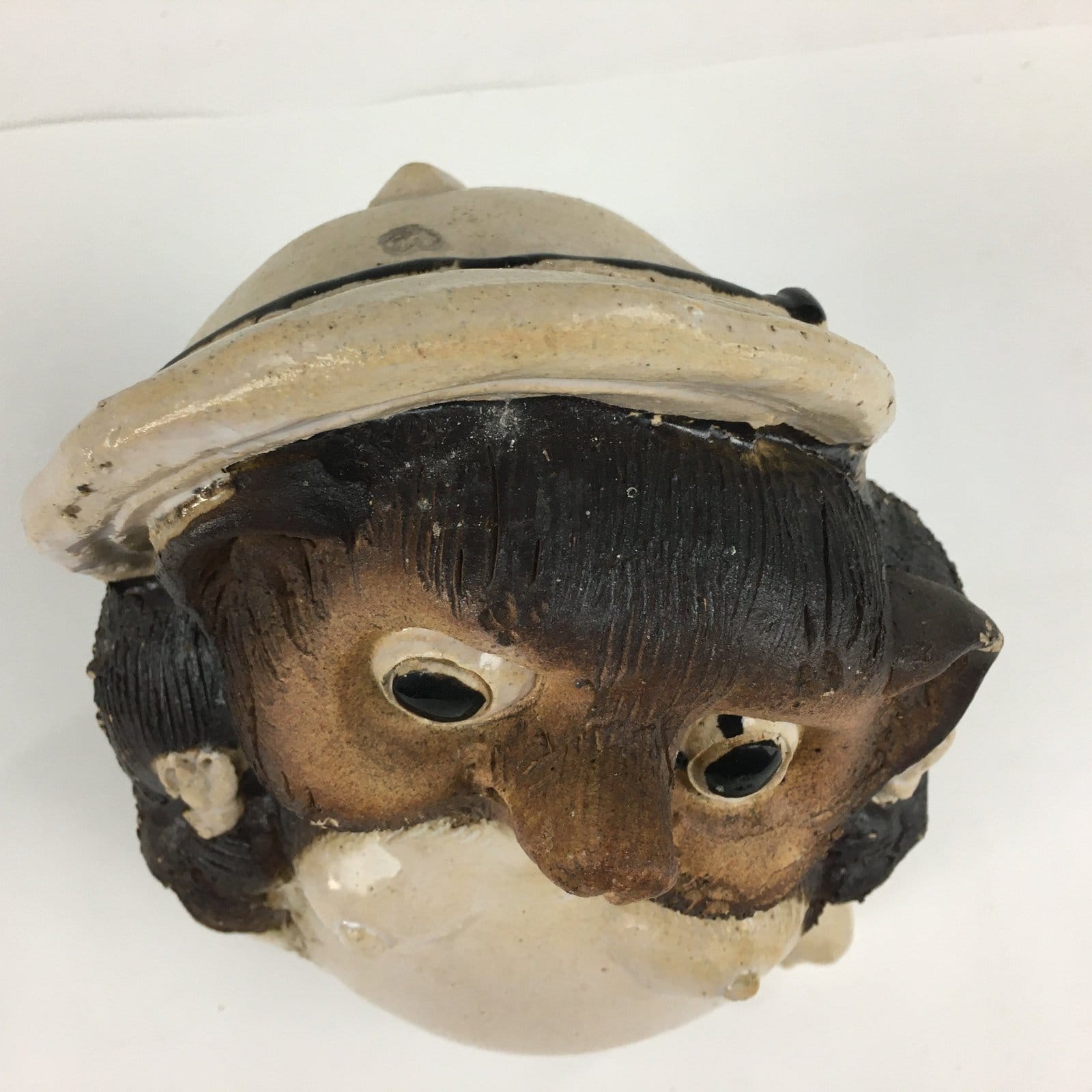 Japanese Tanuki Ceramic Raccoon Dog Shigaraki ware Statue Vtg Pottery BD722