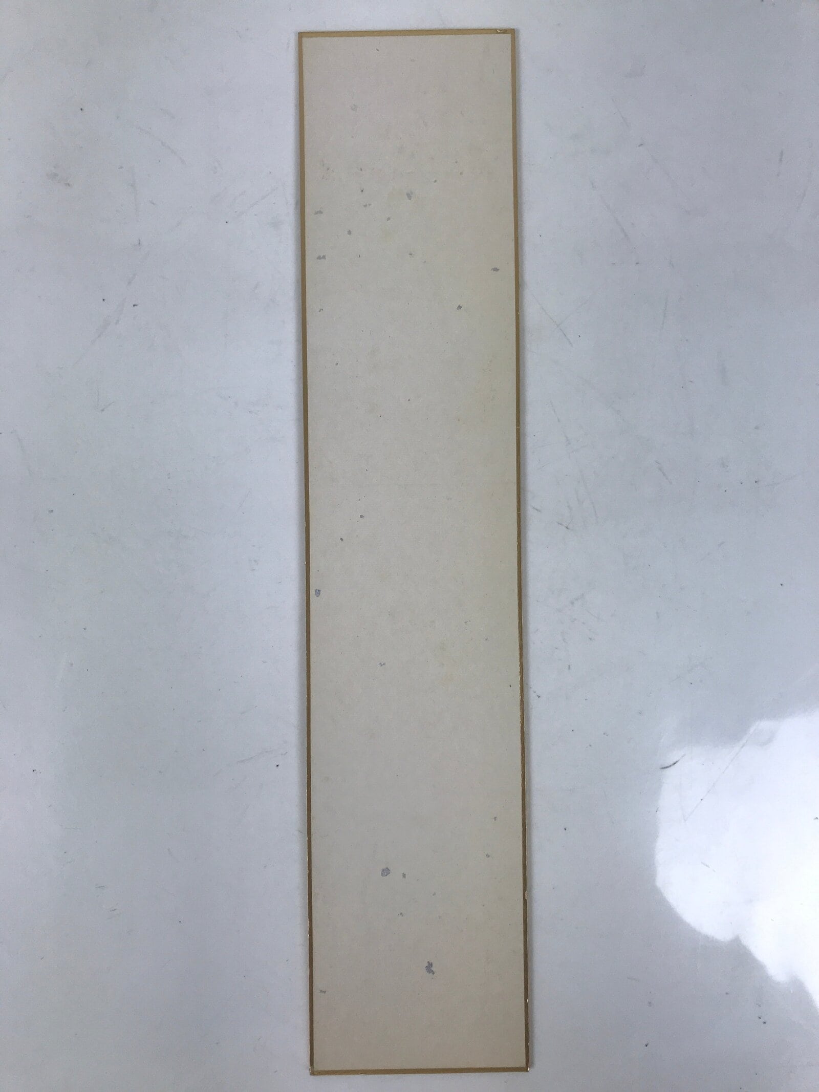 Japanese Tanzaku Shikishi Art Board Calligraphy Poem Autumn Cosmos Flower A754