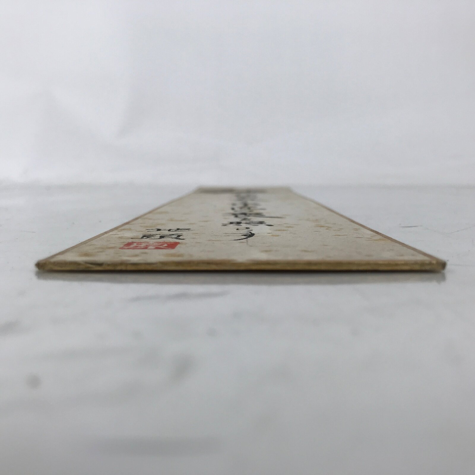 Japanese Tanzaku Shikishi Art Board Sparrow Birds Poem Master Mourning A732