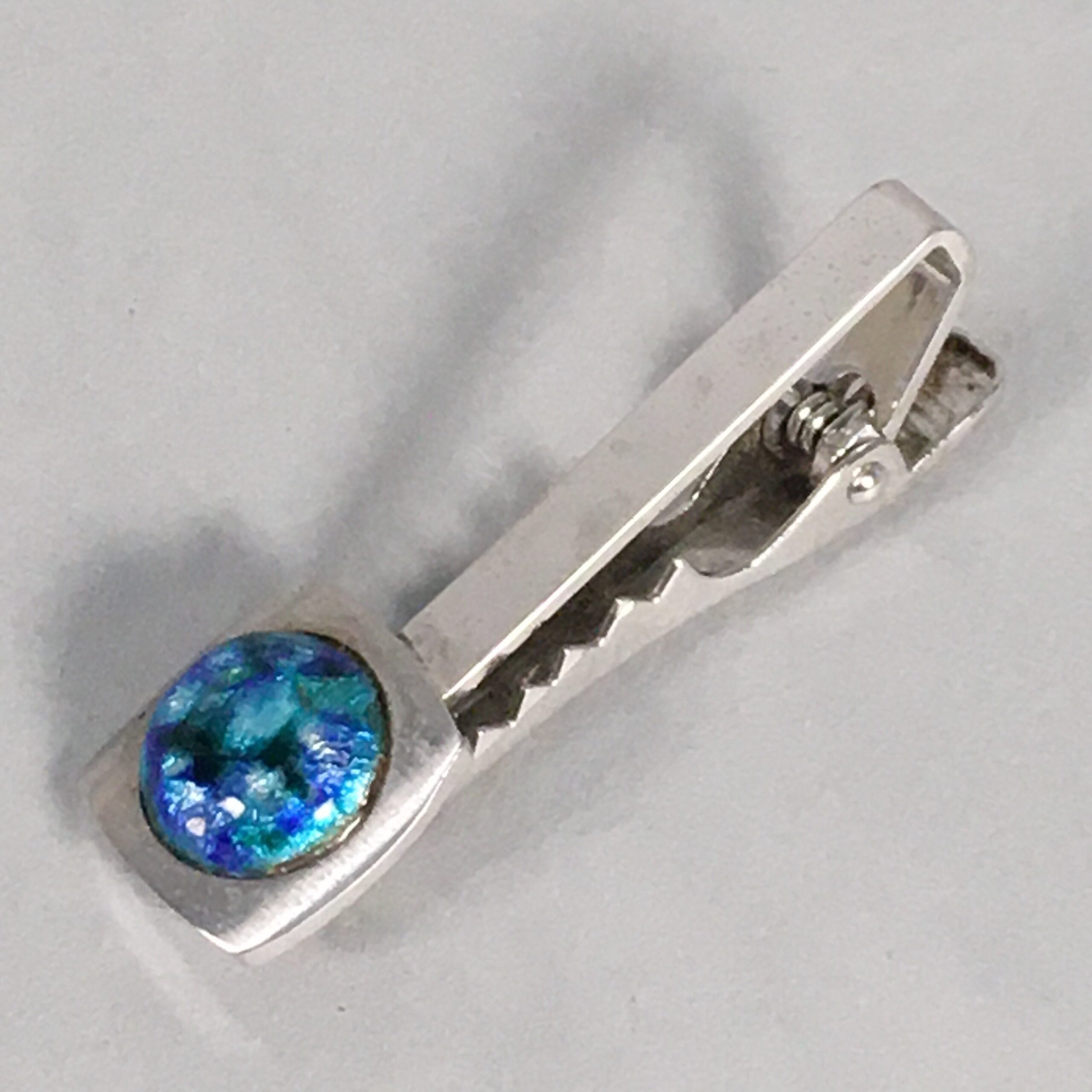 Japanese Tiepin Tie Clip Tack Vtg Clothing Accessory Necktie Cloisonné JK88