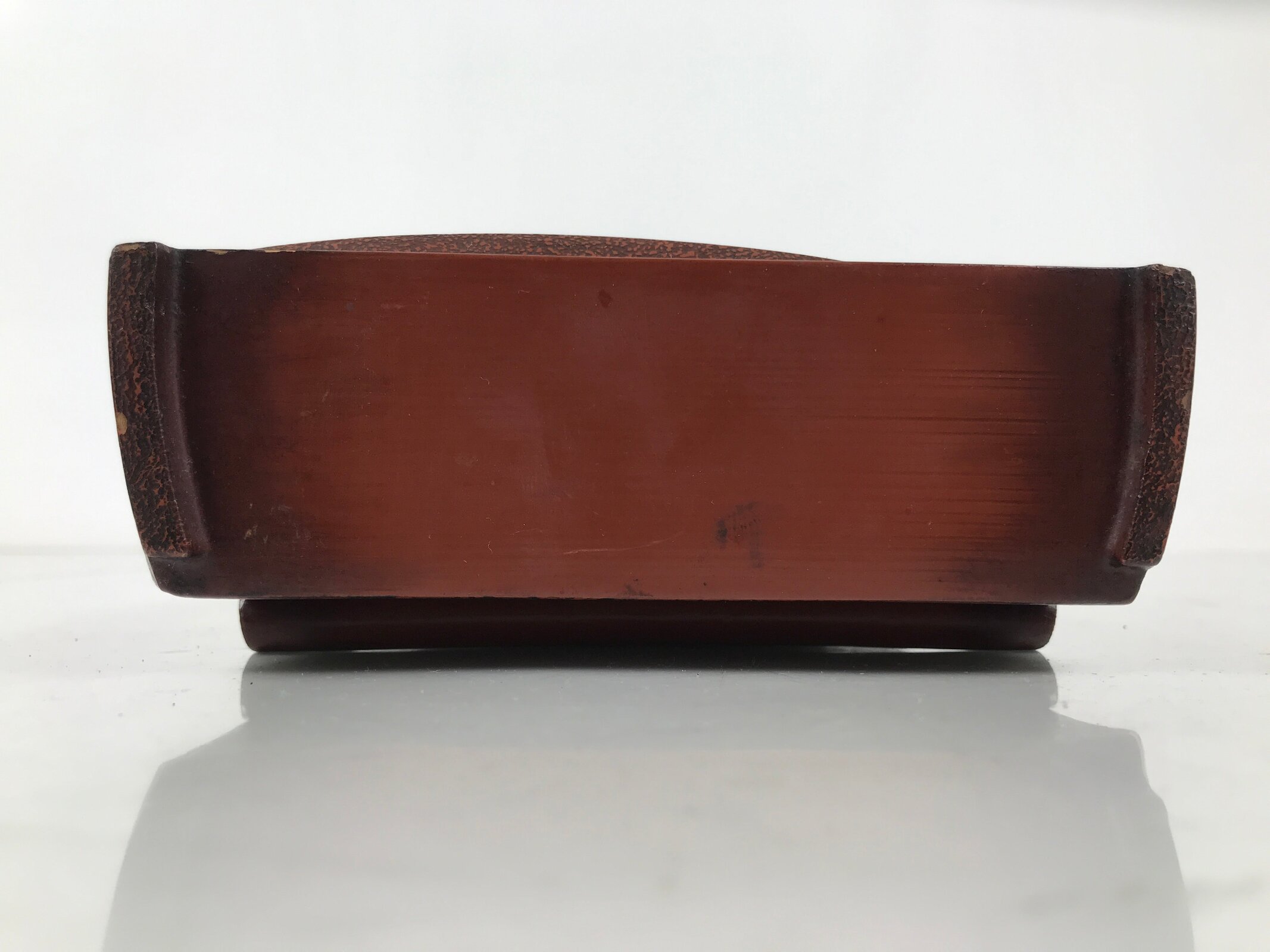 Japanese Tobacco Bon Vtg Wood Smoking Tray Container Tea Ceremony Brown L484