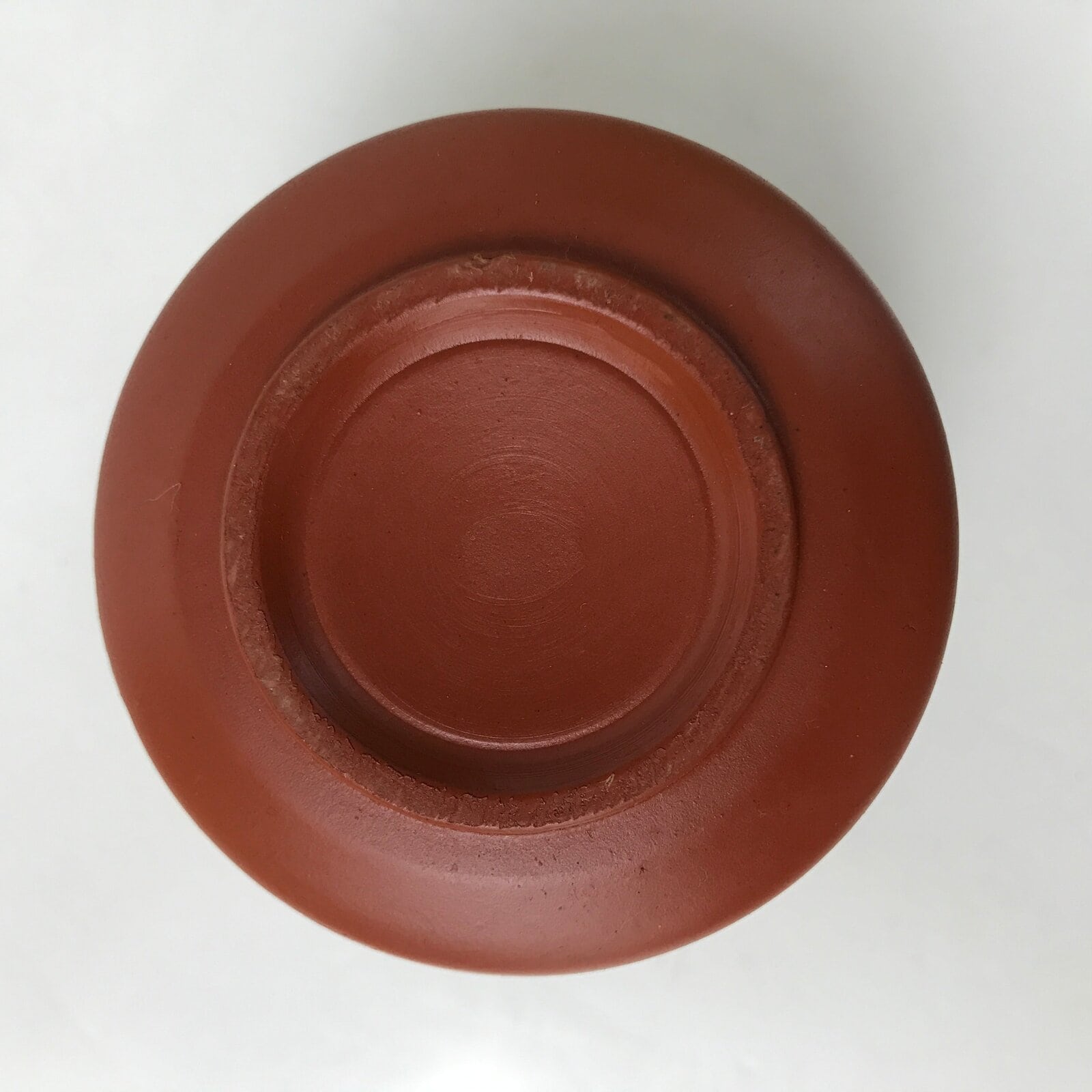 Japanese Tokoname Ware Ceramic Teacup Vtg Pottery Yunomi Brown Bamboo TC535