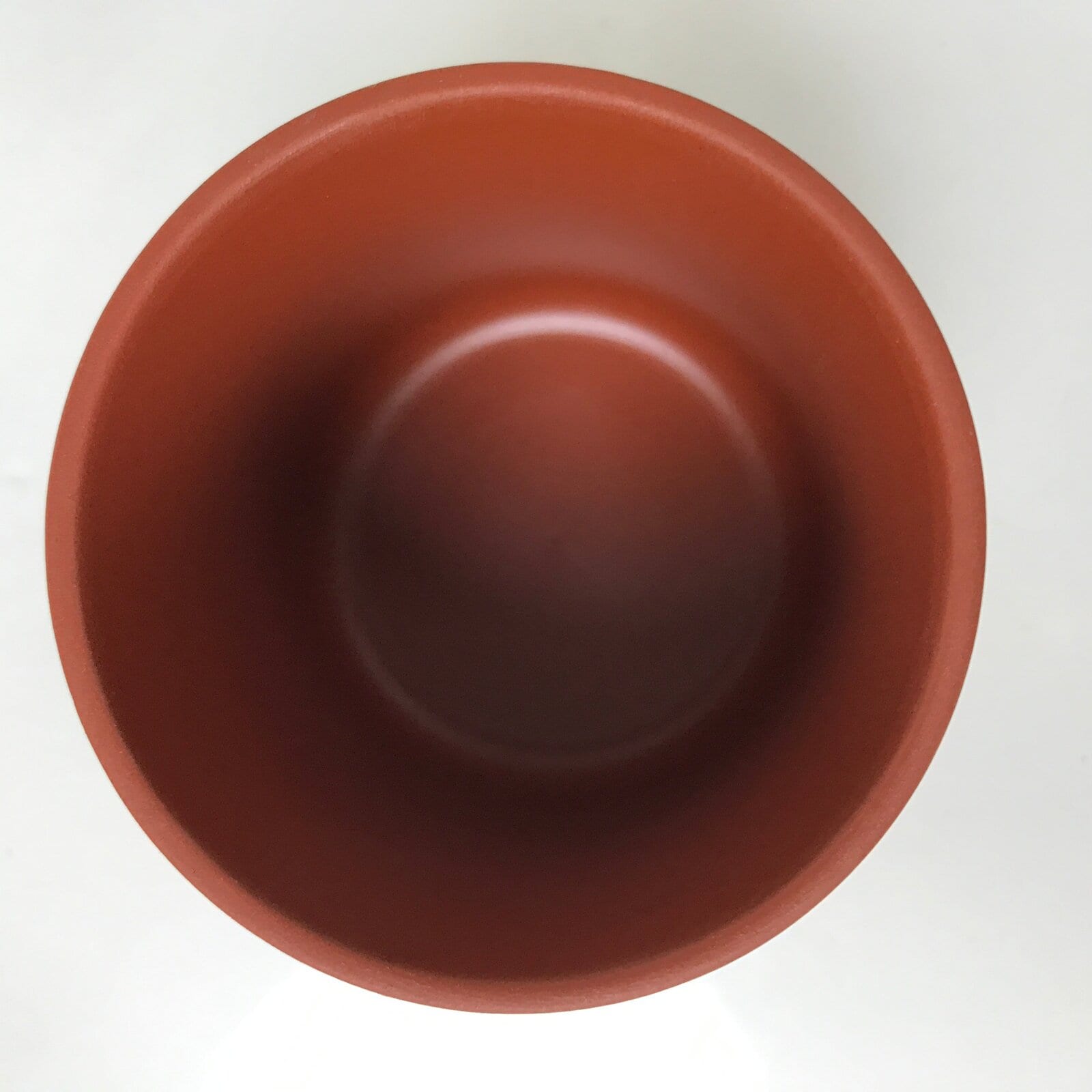 Japanese Tokoname Ware Ceramic Teacup Vtg Pottery Yunomi Brown Bamboo TC540