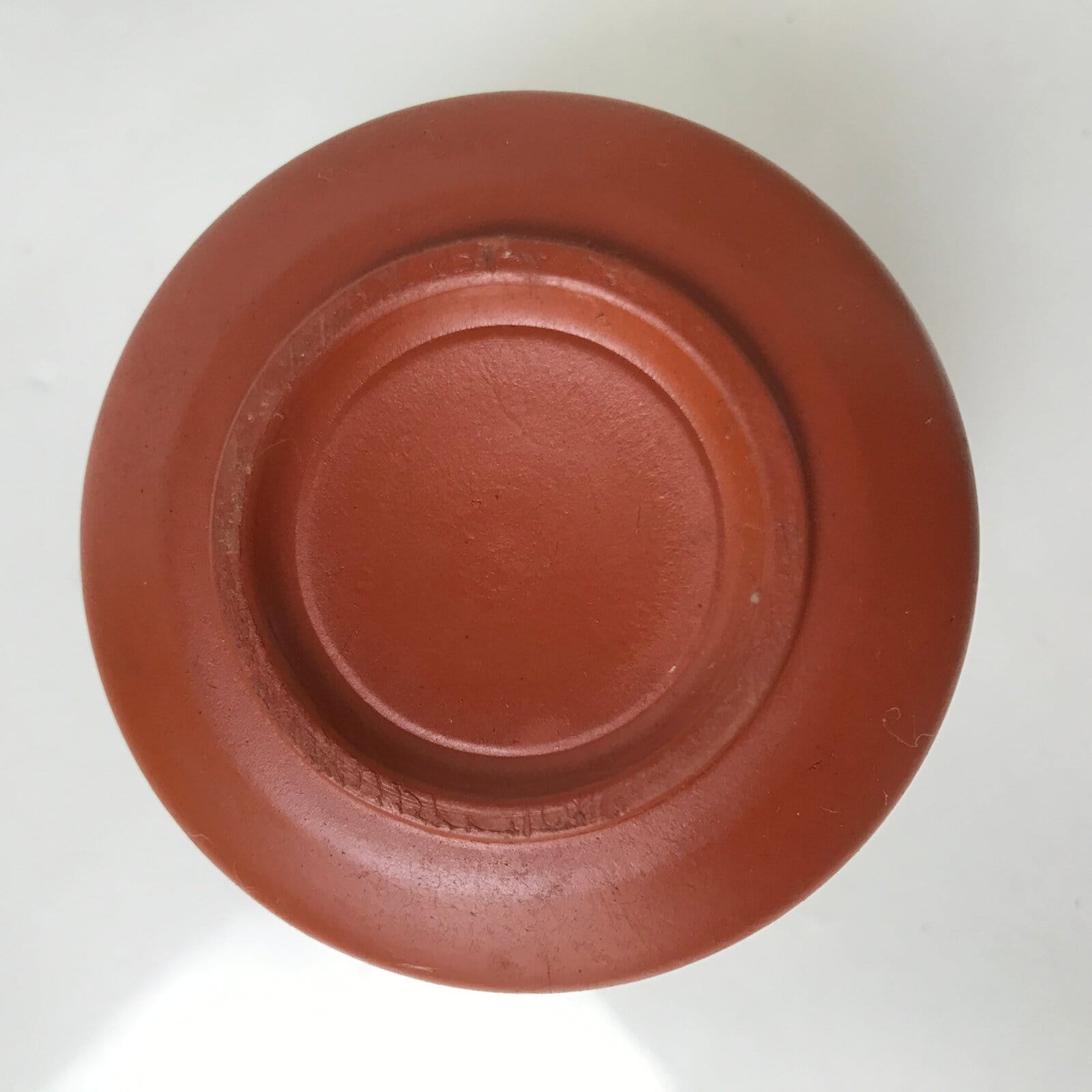 Japanese Tokoname Ware Ceramic Teacup Vtg Pottery Yunomi Brown Bamboo TC541