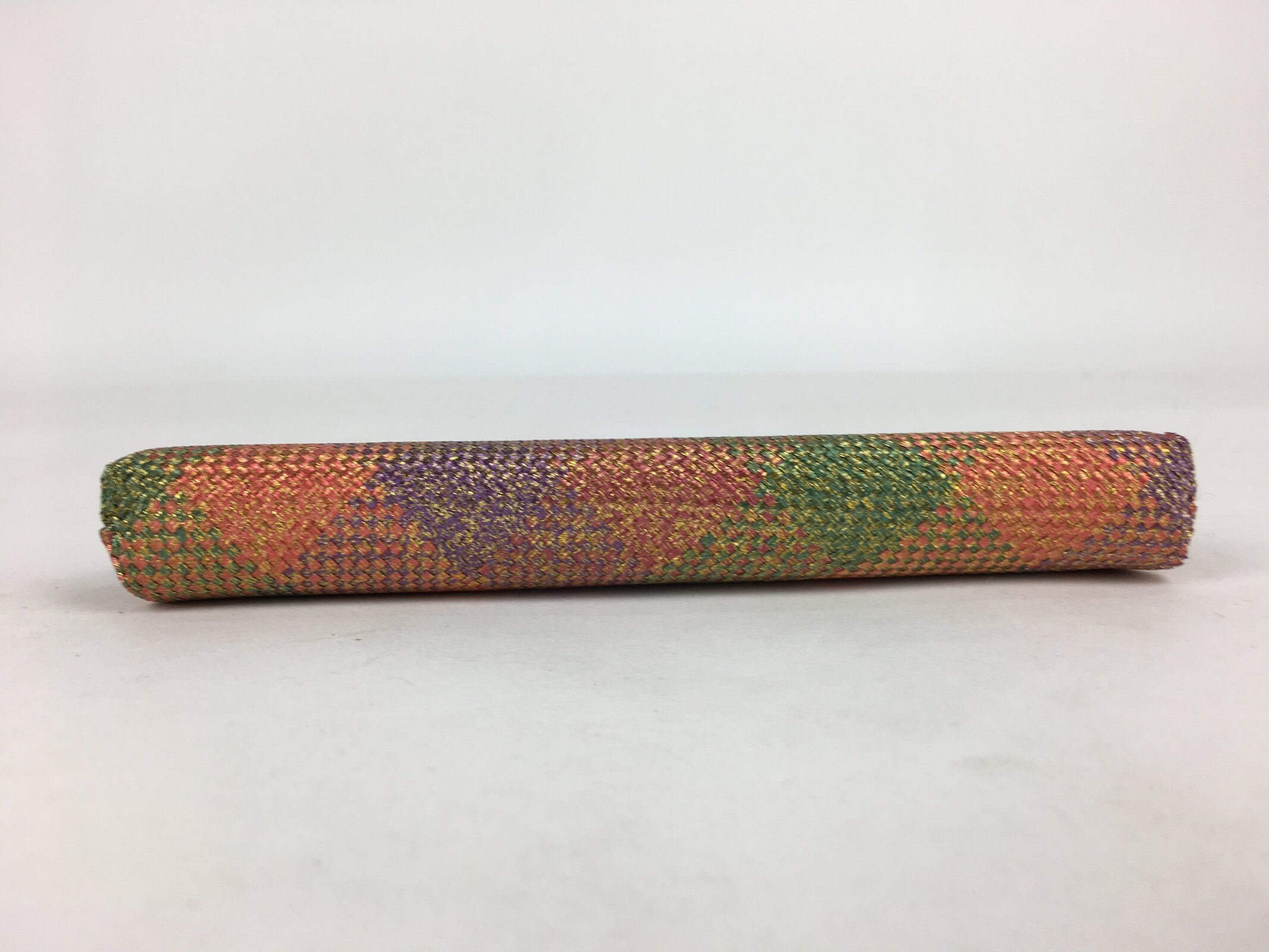 Japanese Traditional Craft Pencil Case Vtg With Clasp Kumihimo Iga Mie KB48