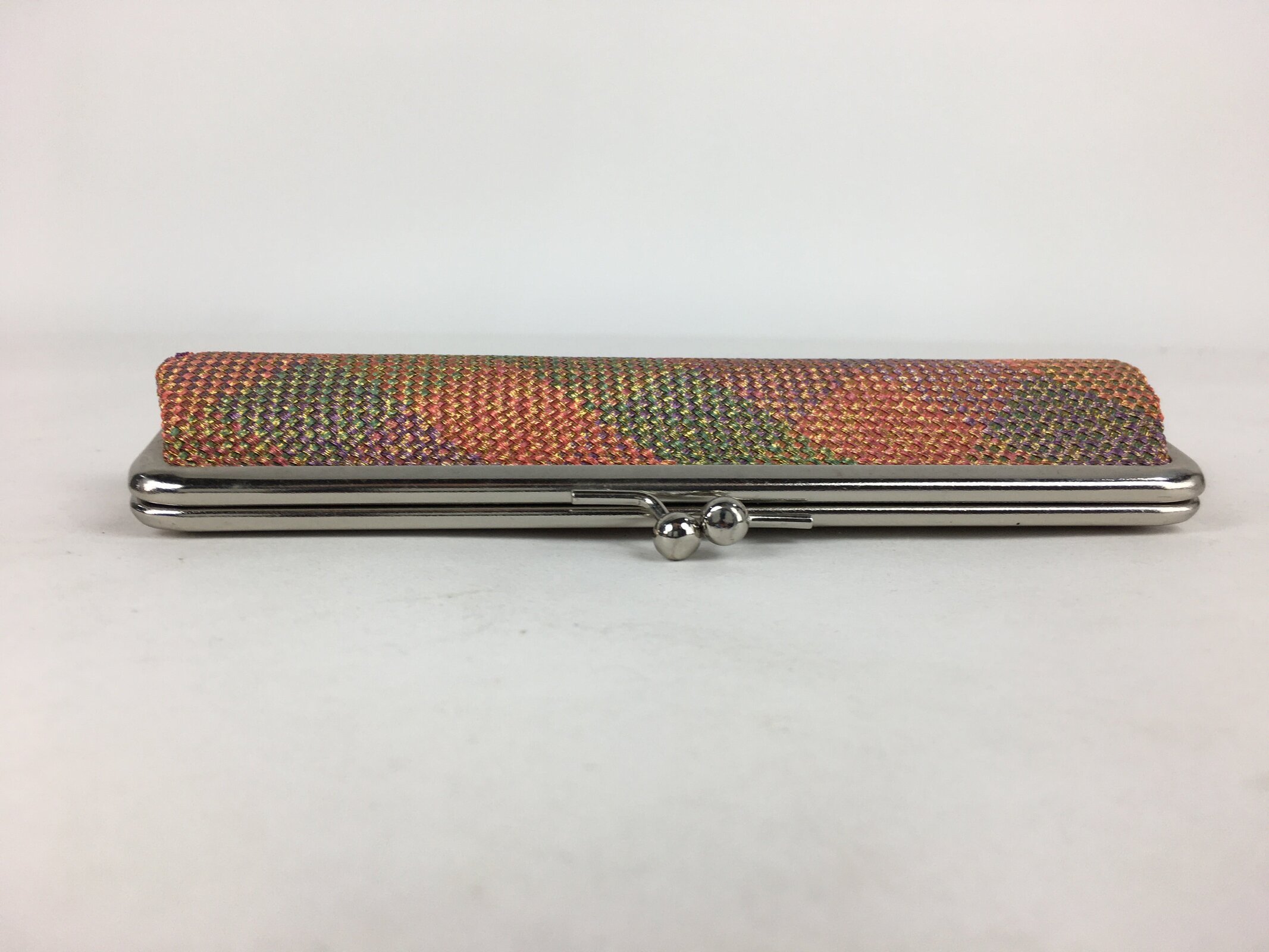 Japanese Traditional Craft Pencil Case Vtg With Clasp Kumihimo Iga Mie KB48