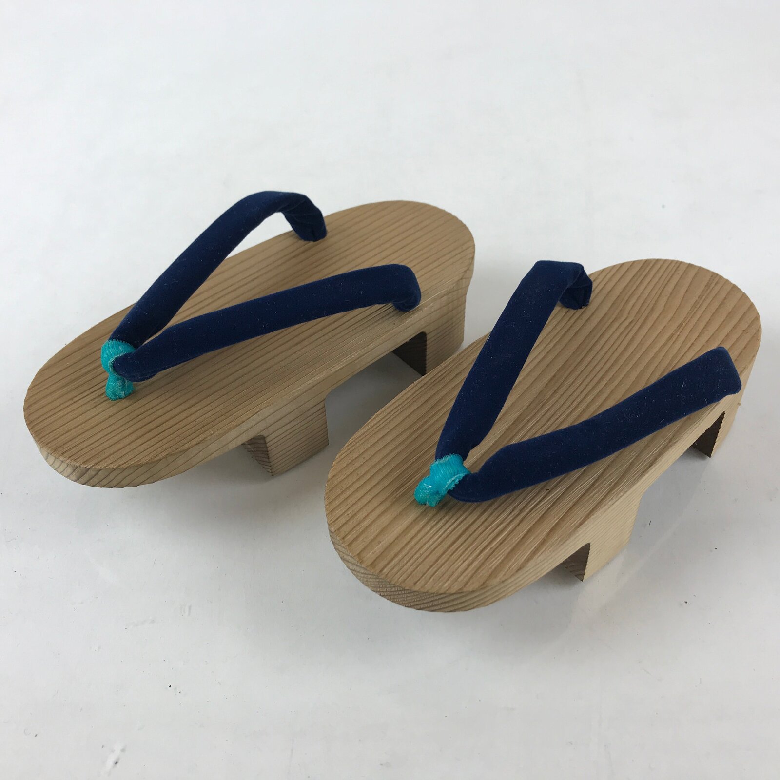 Japanese Traditonal Footwear Geta Wooden Clogs Vtg For Boys Yukata Kimono JK522