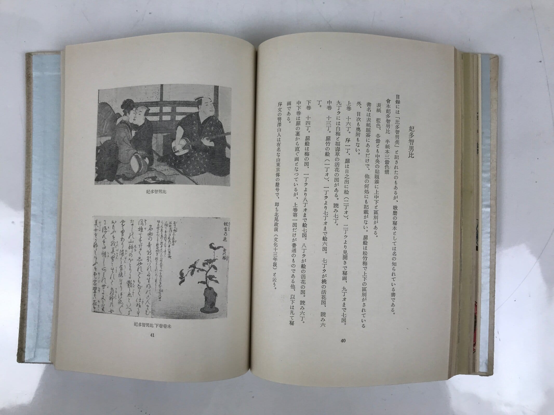 Japanese Ukiyoe Book Utamaro Bijinga Vtg Woodblock Print Shunga Erotic Art FL406