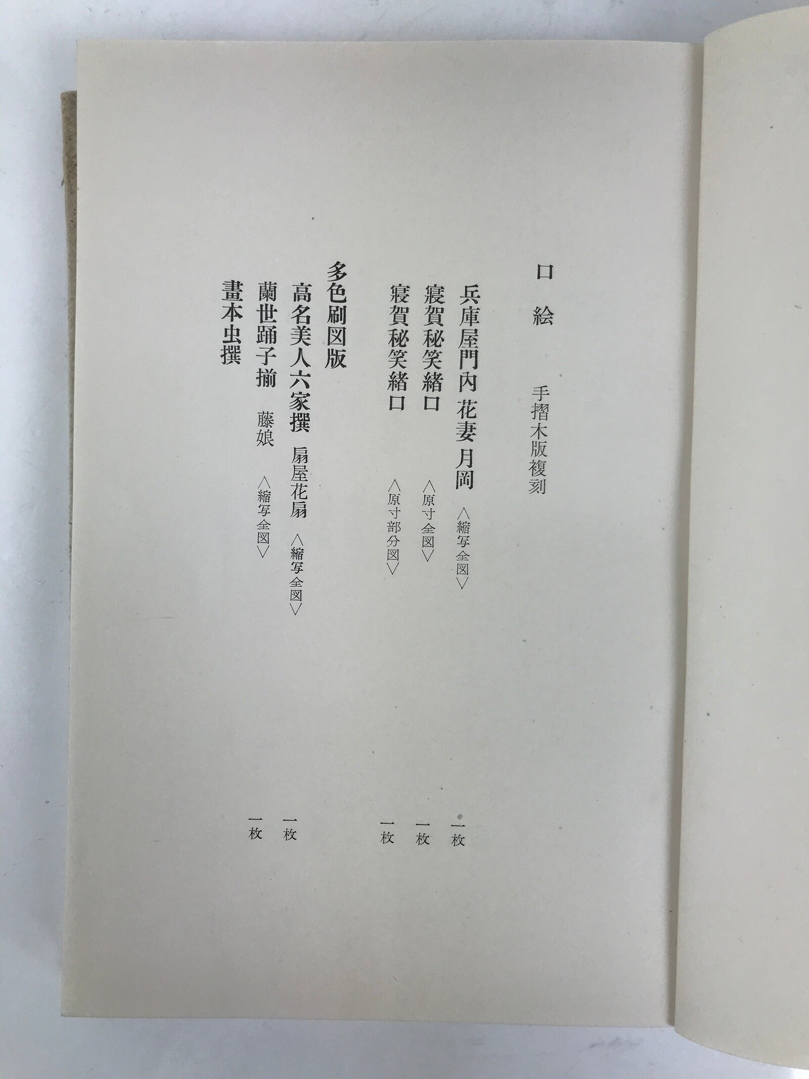 Japanese Ukiyoe Book Utamaro Bijinga Vtg Woodblock Print Shunga Erotic Art FL406