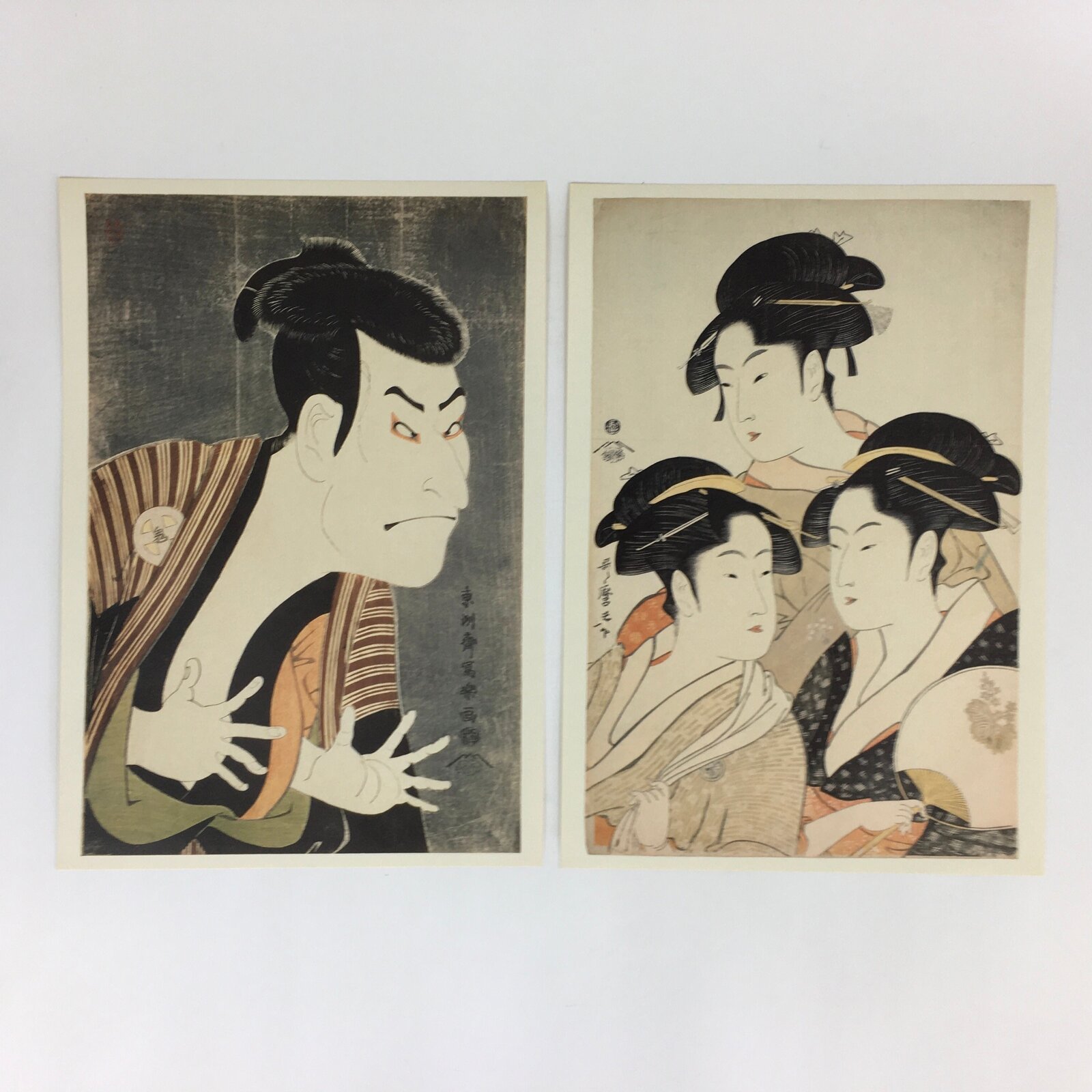 Japanese Ukiyoe Sharaku Utamaro 24 Selections Vtg Yomiuri Press No.2 FL69