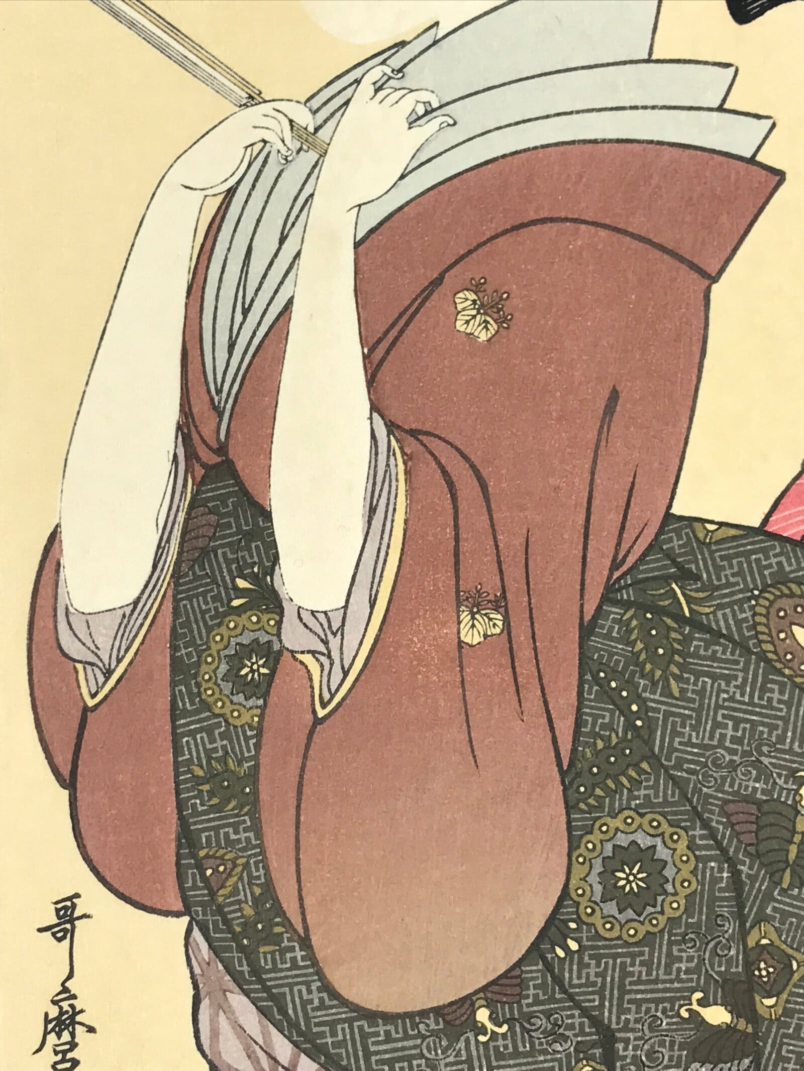 Japanese Utamaro Selection Ukiyoe Woodblock Printing Hanga Tsunokakushi FL209