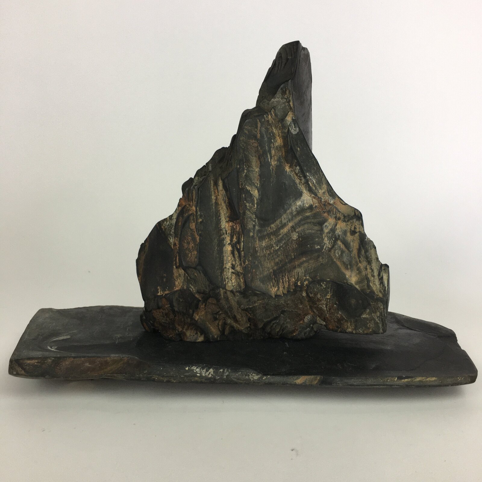 Japanese Viewing Stone Zen Buddhist Vtg Ornament Natural Suiseki JK198