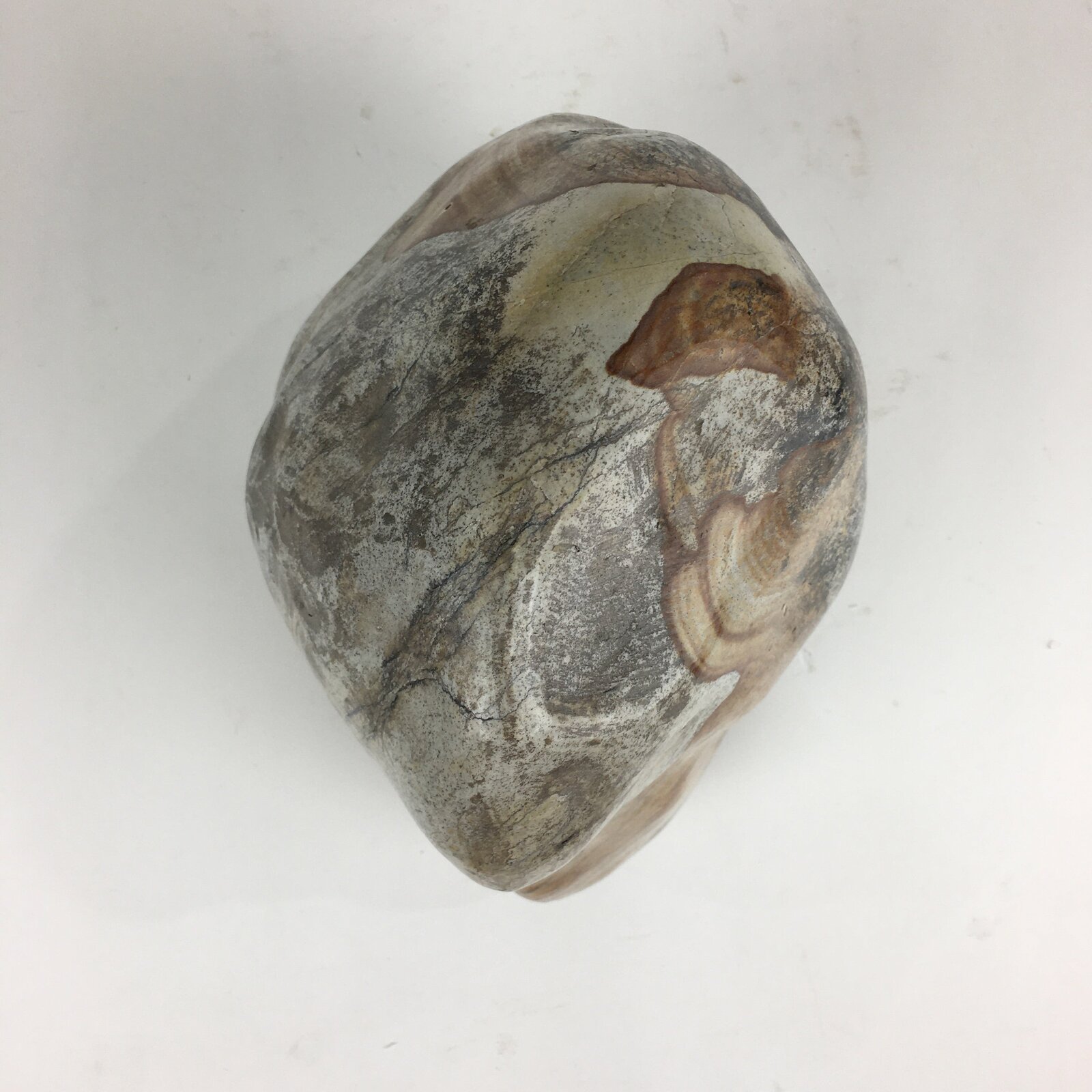 Japanese Viewing Stone Zen Buddhist Vtg Suiseki Ornament Natural Monseki BD801