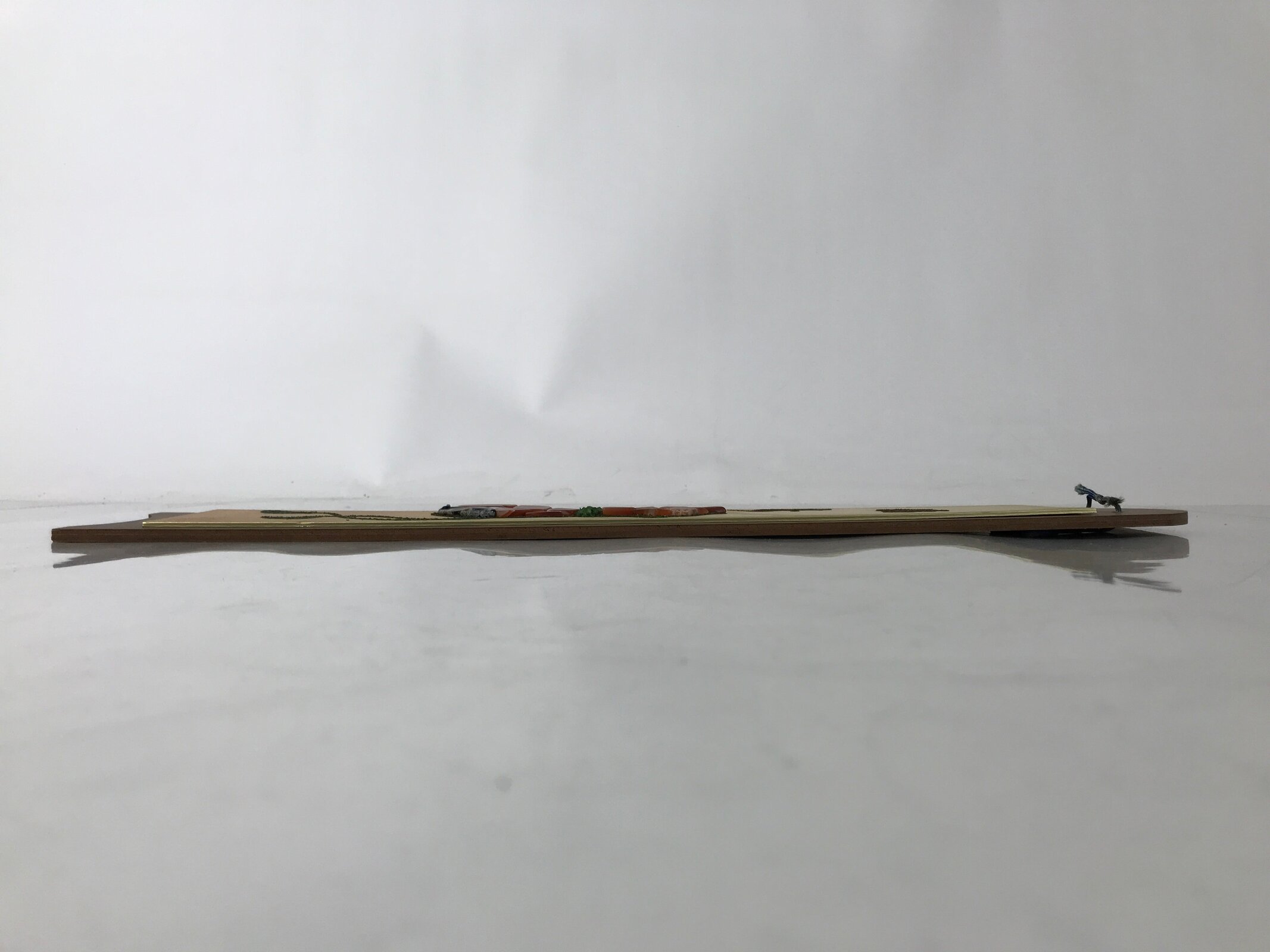 Japanese Wall Hanging Frame Tanzaku Shikishi Display Art Board Gourd Stone FL388