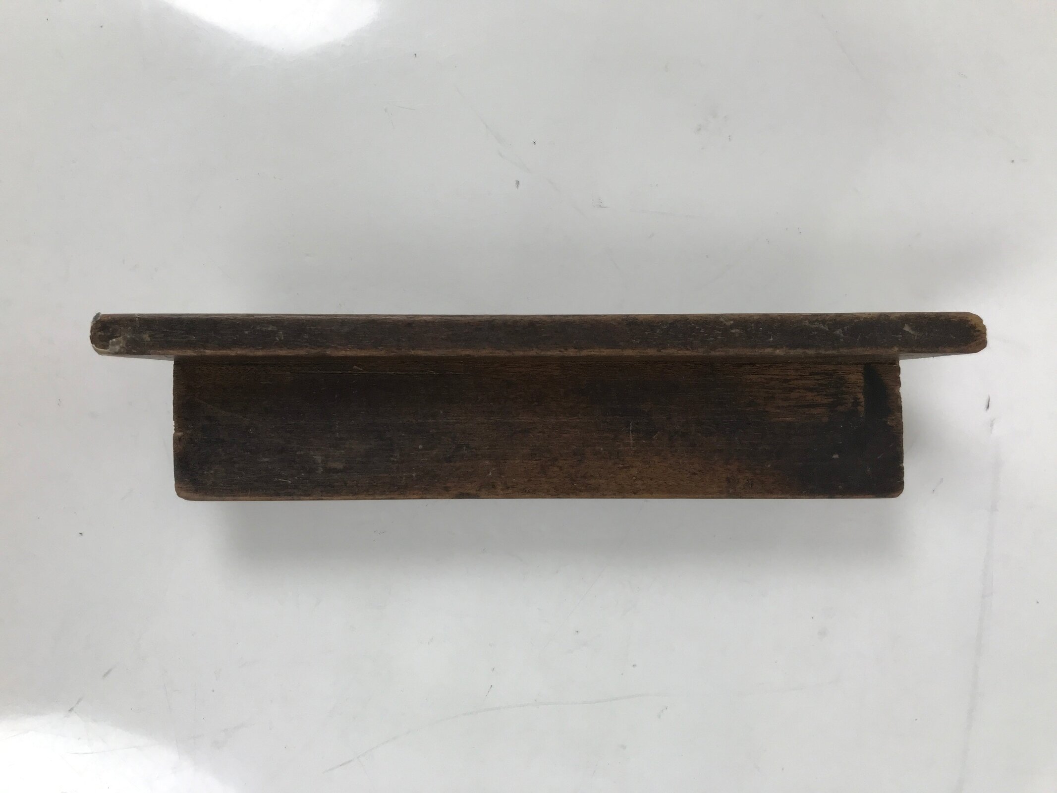 Japanese Wood Angle Ruler Vtg Square Woodworking Carpentry Tool 45degrees T310