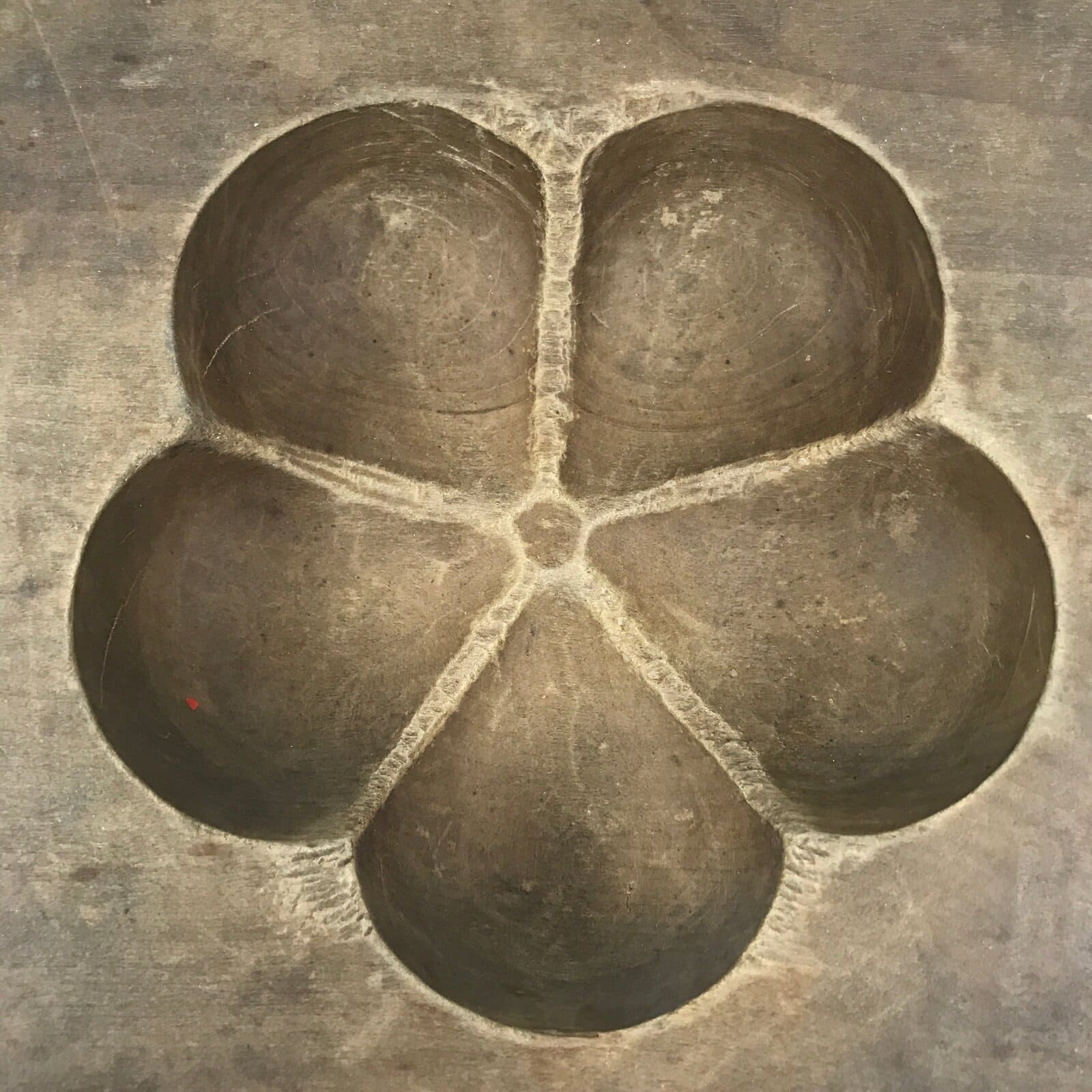 Japanese Wood Carved Kashigata Cake Mold Sweet Wagashi Ume Plum Blossom Kg650