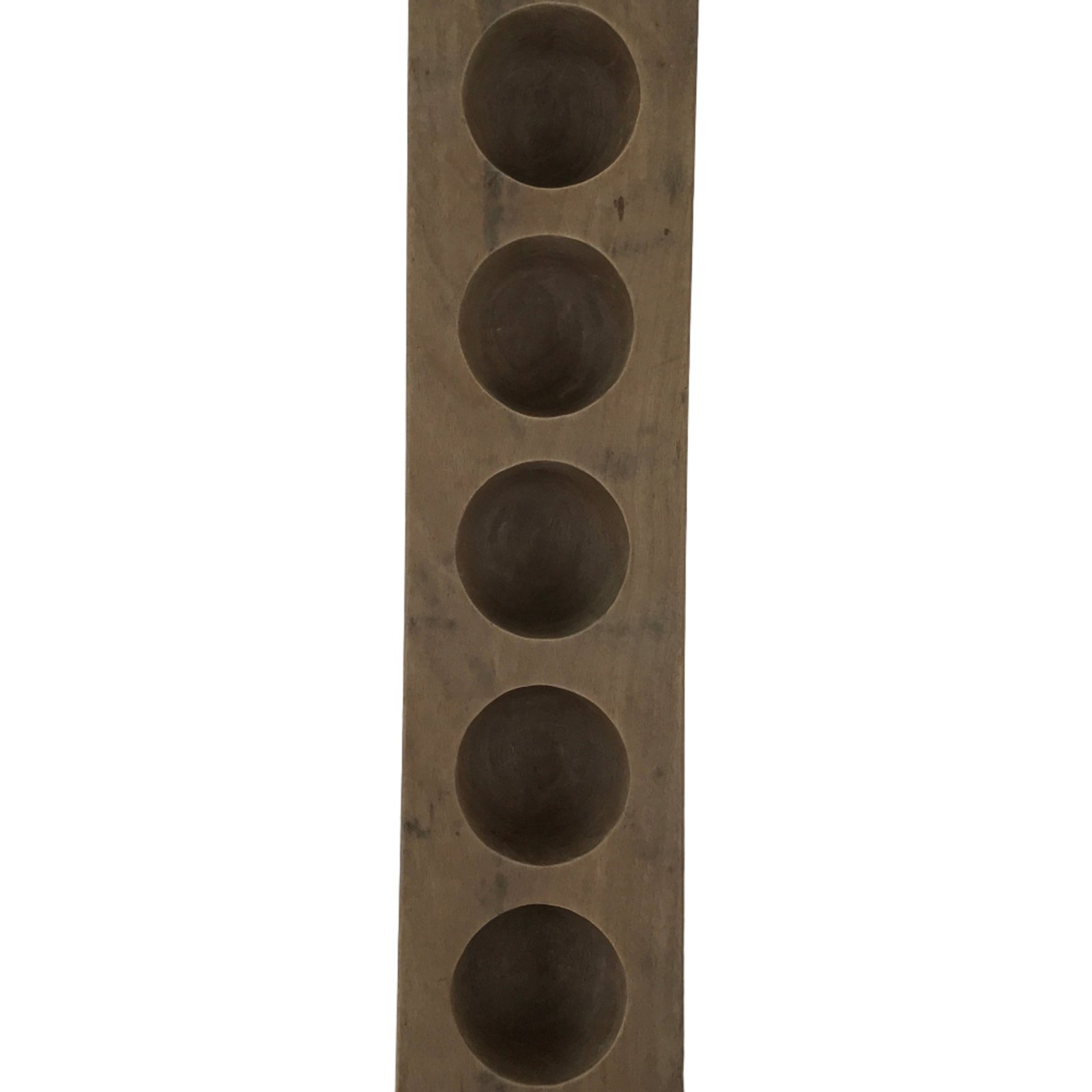 Japanese Wood Carved Kashigata Cake Mold Sweets Wagashi Half Sphere Balls Kg804