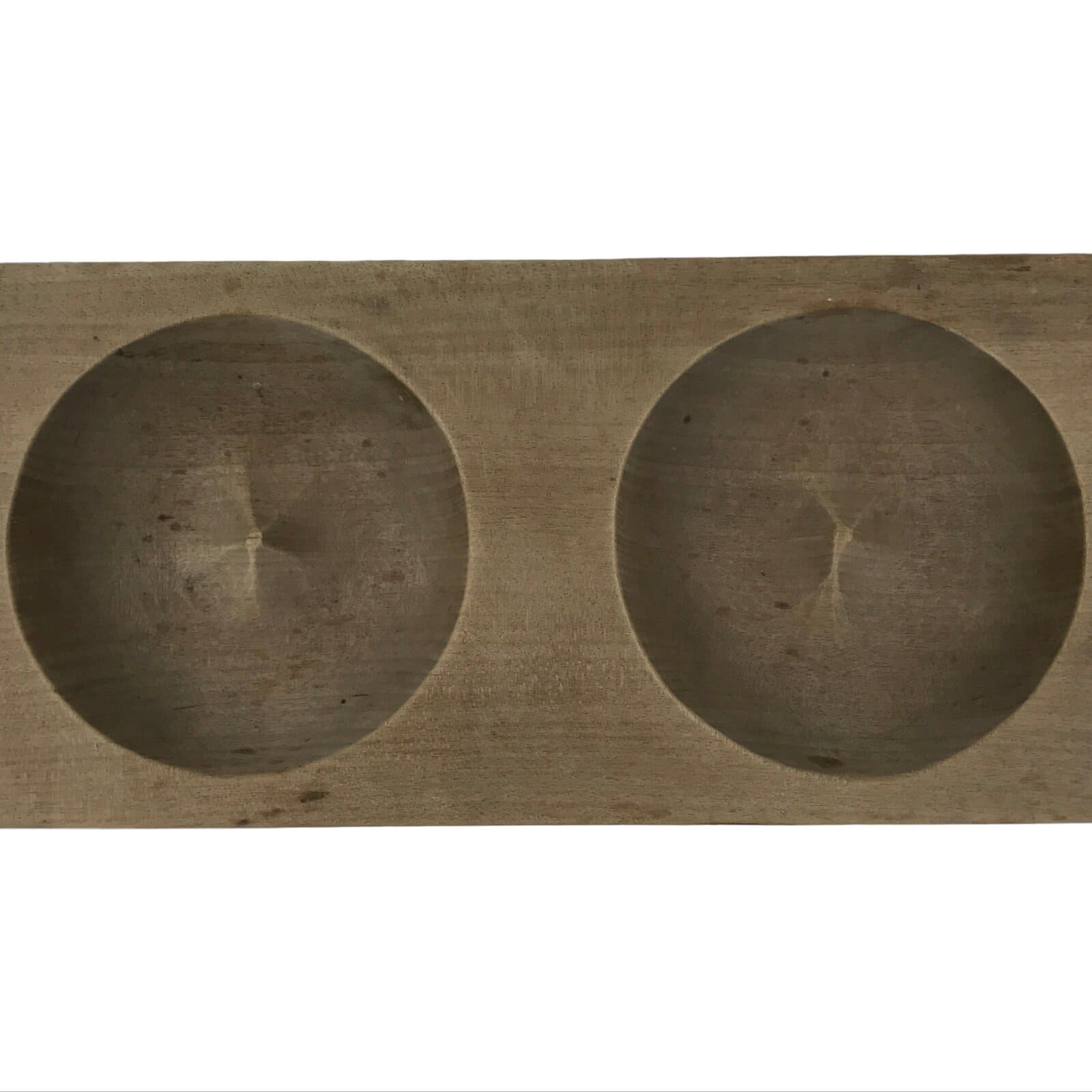 Japanese Wood Carved Kashigata Cake Mold Vtg Sweet Wagashi Apple Ringo Kg765