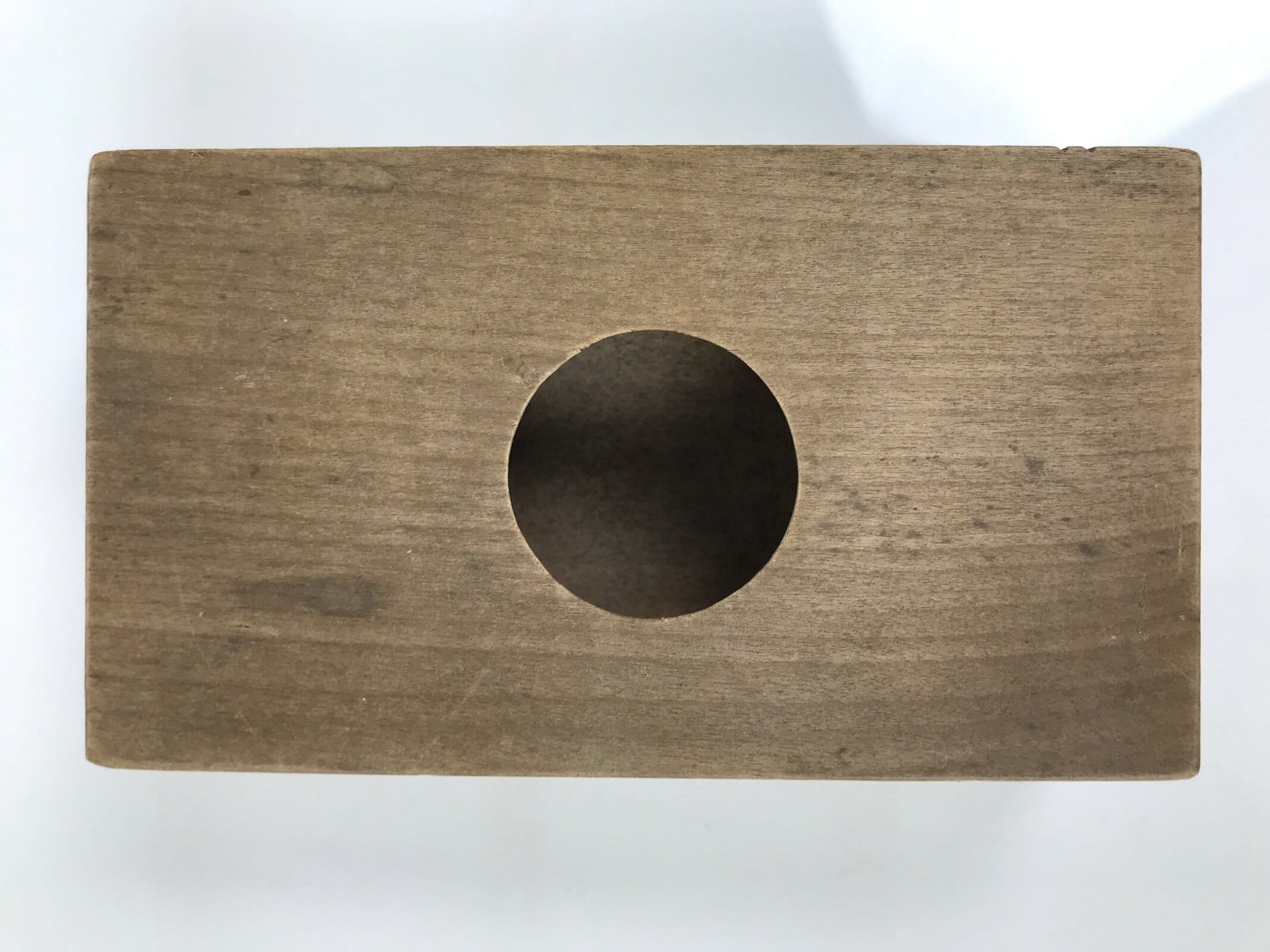 Japanese Wood Carved Kashigata Cake Mold Vtg Sweet Wagashi Apple Ringo Kg786