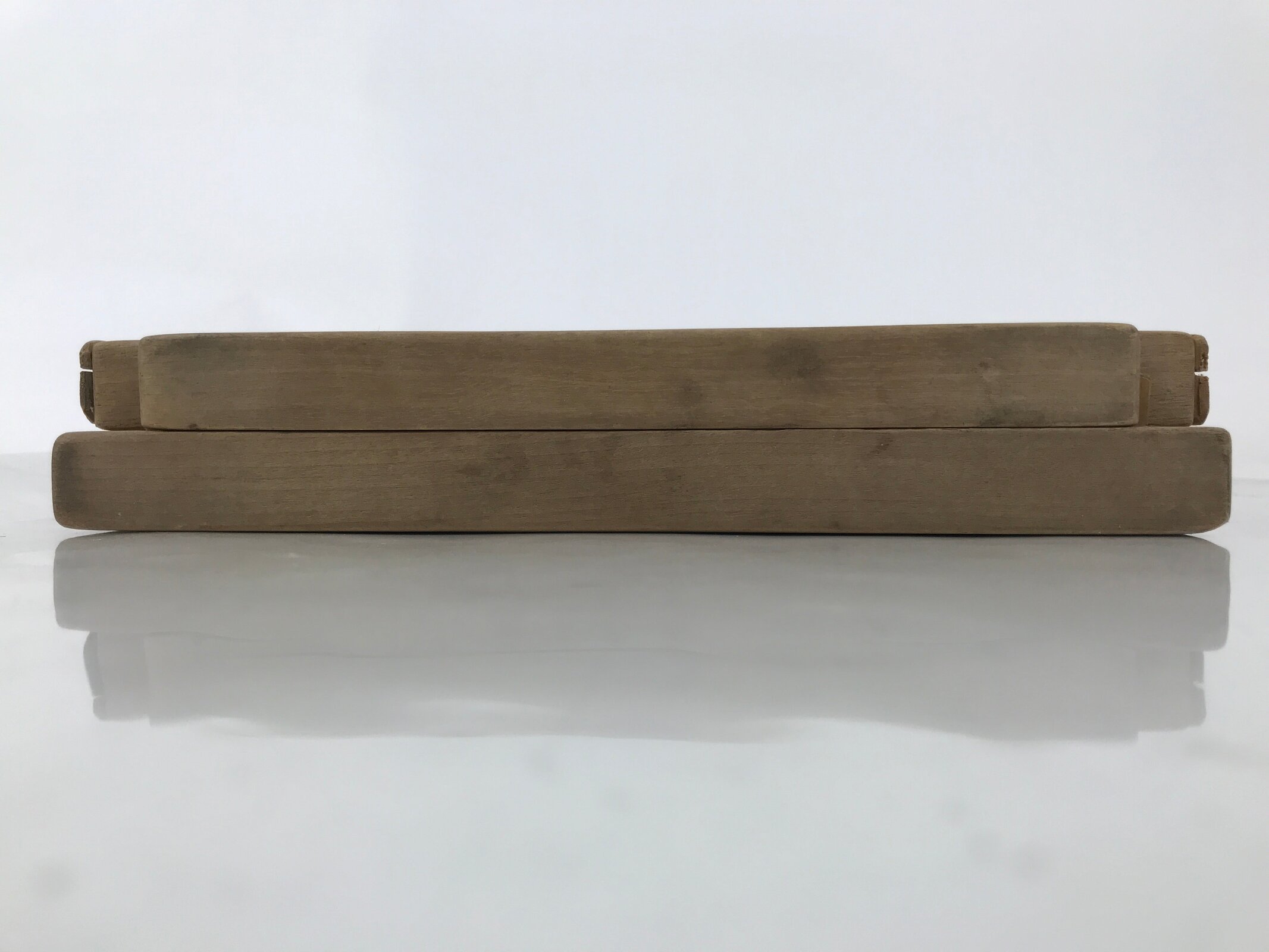 Japanese Wood Carved Kashigata Cake Mold Vtg Sweet Wagashi Folding Fan Kg709