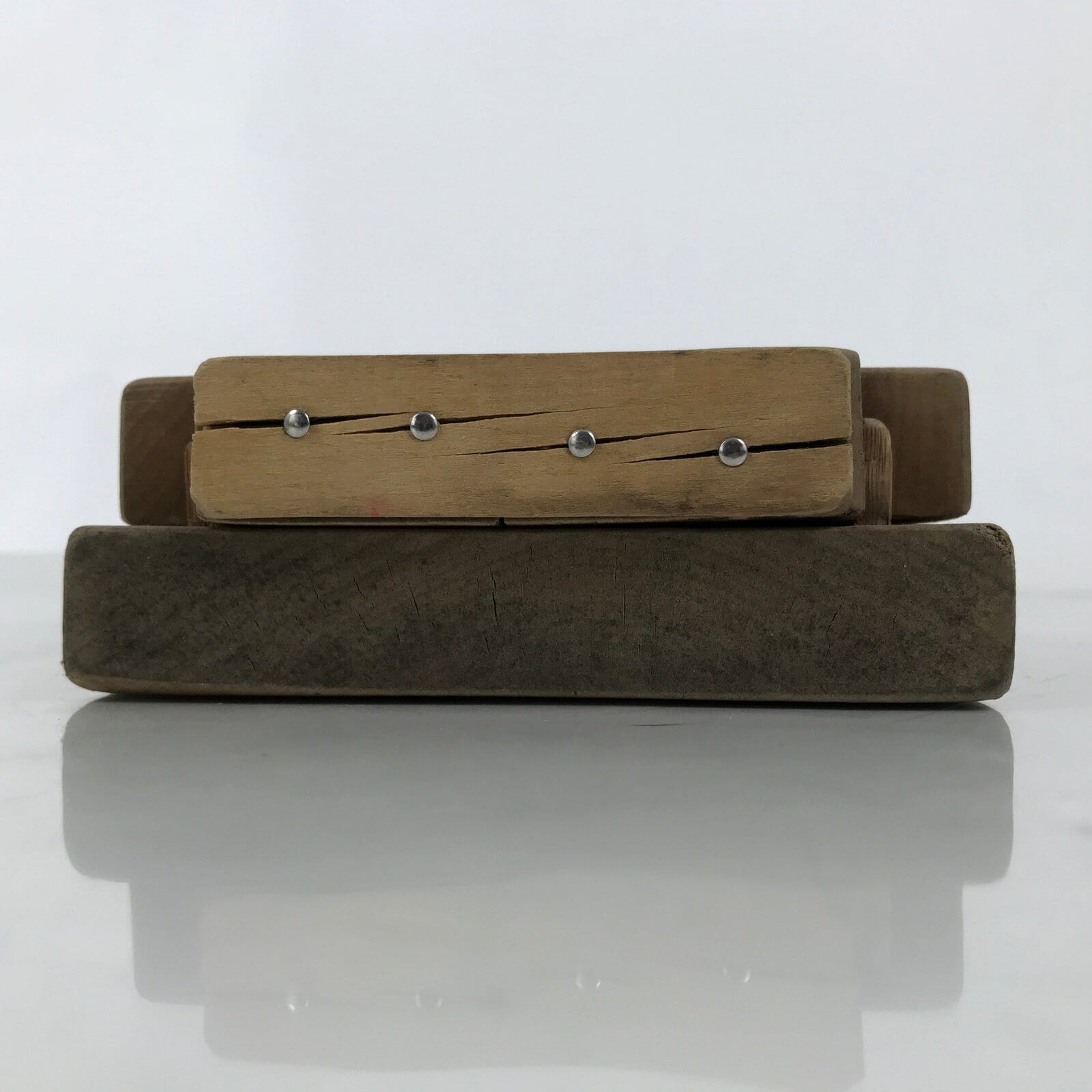 Japanese Wood Carved Kashigata Cake Mold Vtg Sweet Wagashi Folding Fan Kg709