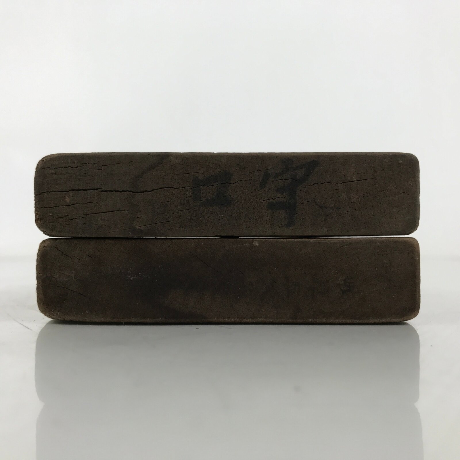 Japanese Wood Carved Kashigata Cake Mold Vtg Sweet Wagashi Rope Knot Himo Kg603