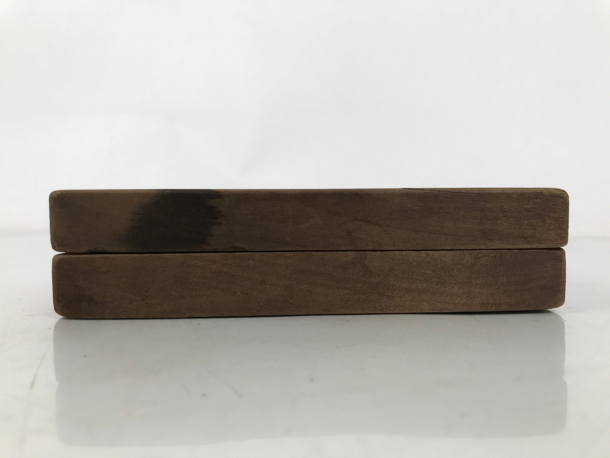 Japanese Wood Carved Kashigata Cake Mold Vtg Sweet Wagashi Rope Knot Himo Kg603