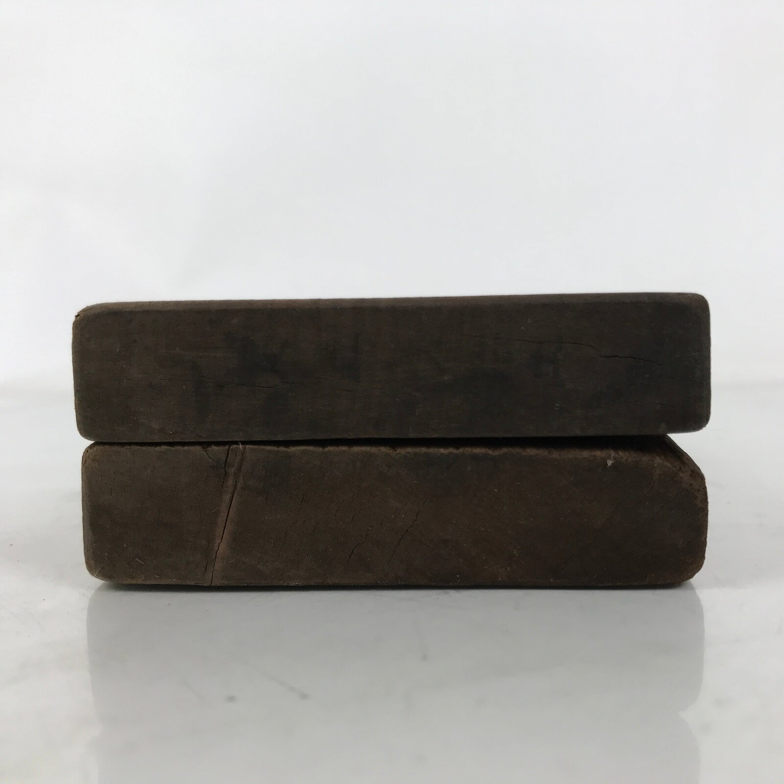 Japanese Wood Carved Kashigata Cake Mold Vtg Sweet Wagashi Rope Knot Himo Kg603