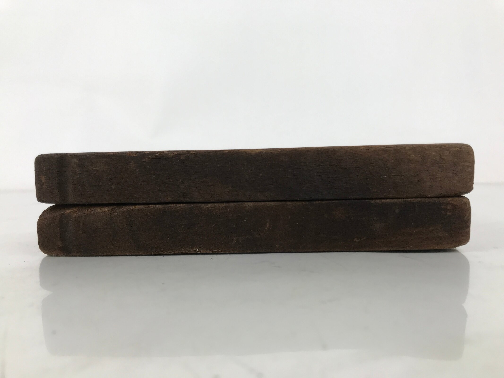 Japanese Wood Carved Kashigata Cake Mold Vtg Sweet Wagashi Rope Knot Himo Kg603