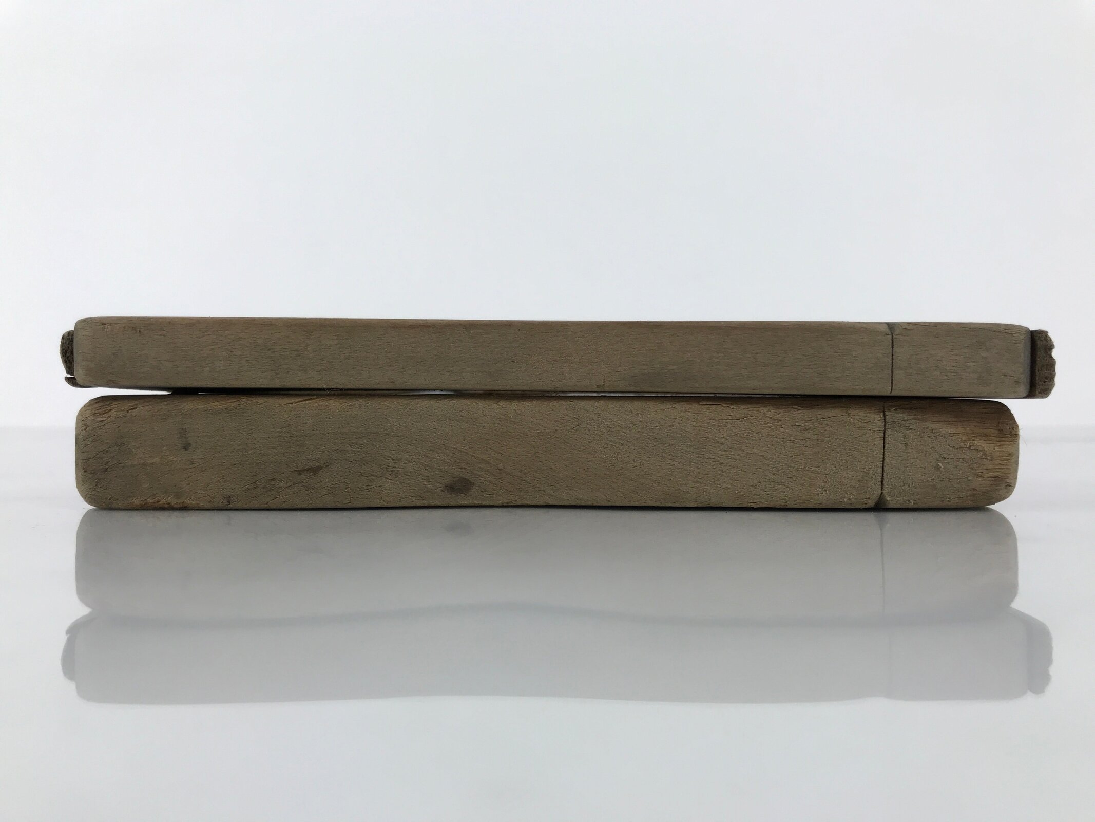 Japanese Wood Carved Kashigata Cake Mold Vtg Sweet Wagashi Tai Madai Fish Kg793