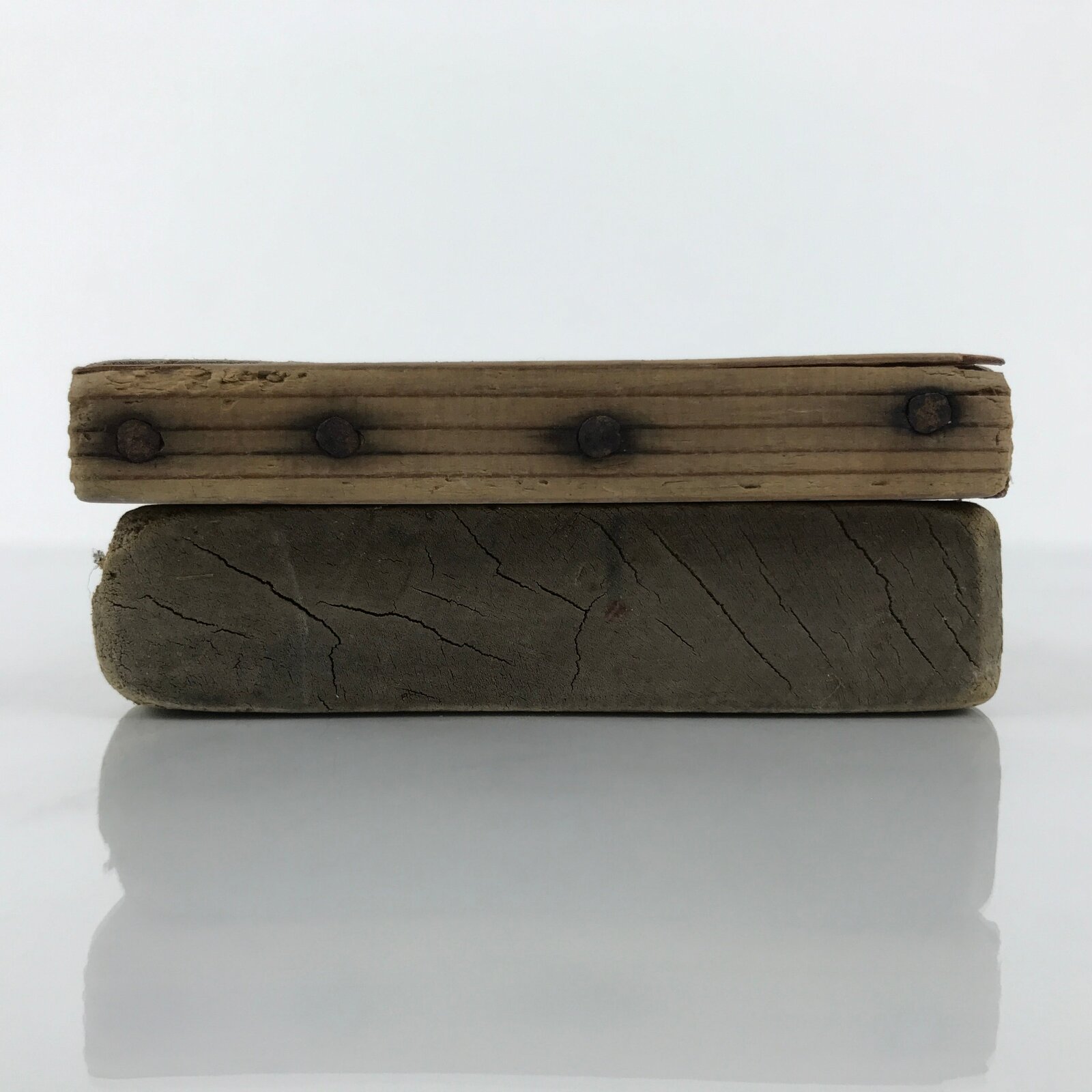 Japanese Wood Carved Kashigata Cake Mold Vtg Sweet Wagashi Tai Madai Fish Kg793