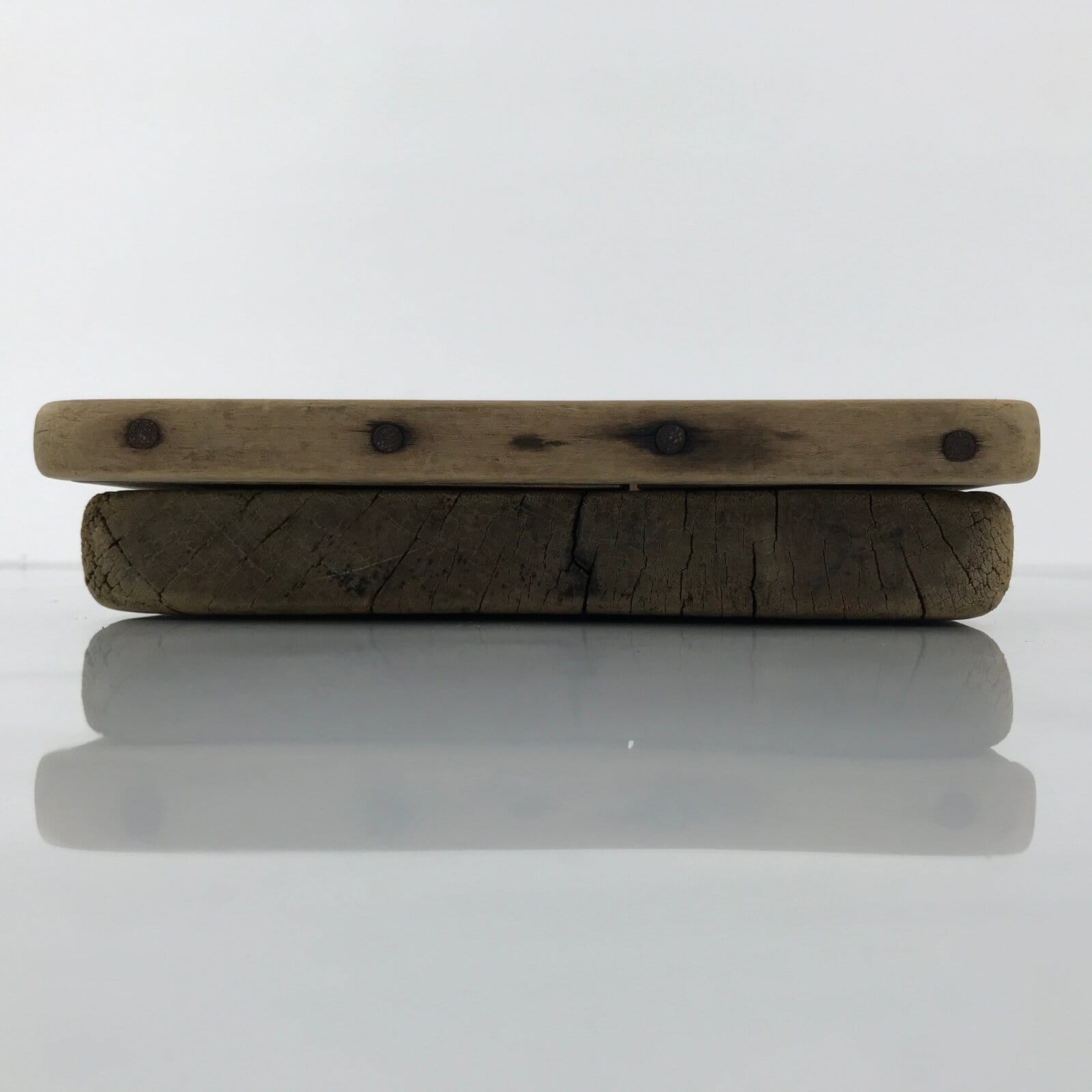 Japanese Wood Carved Kashigata Cake Mold Vtg Sweet Wagashi Tai Madai Fish Kg816