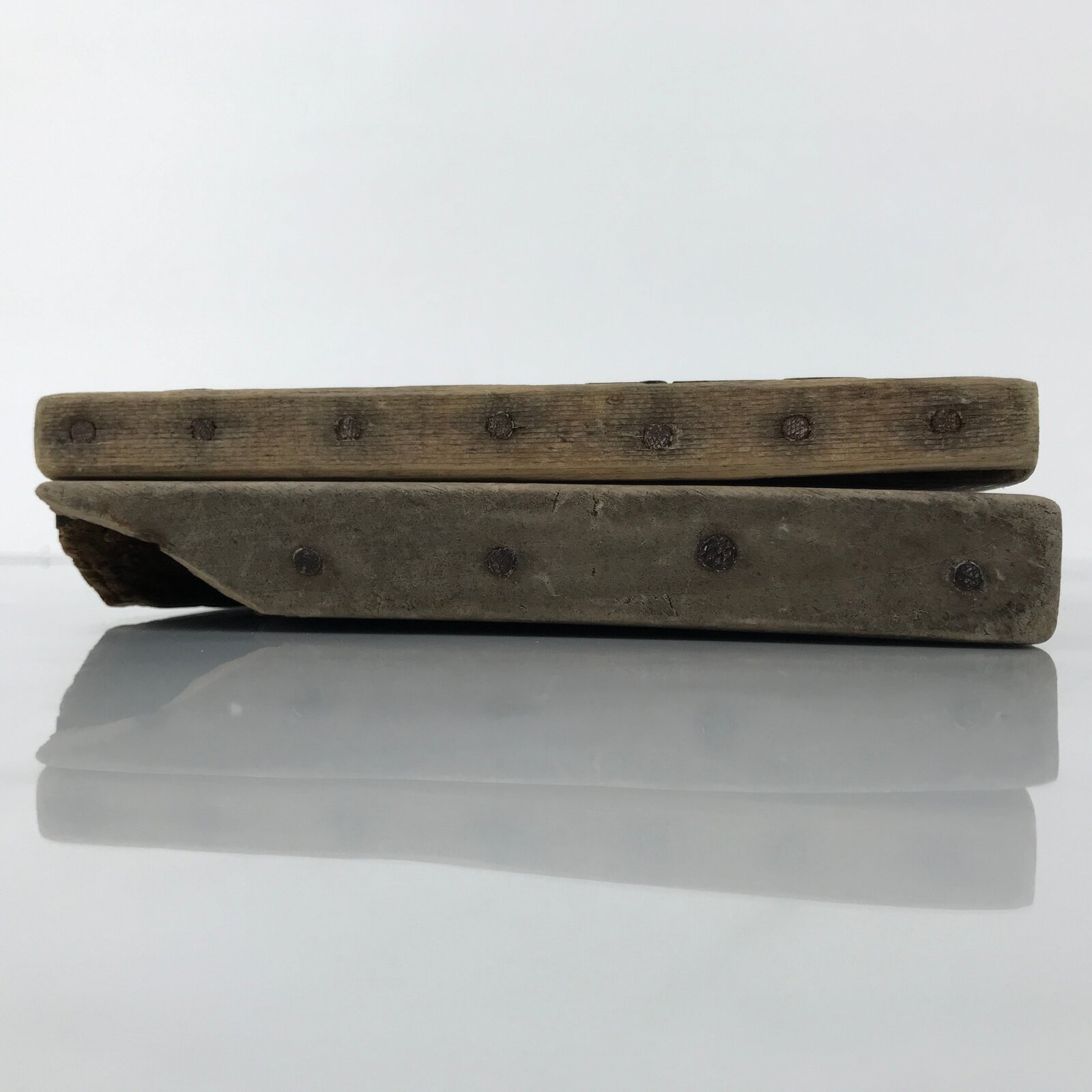 Japanese Wood Carved Kashigata Cake Mold Vtg Sweet Wagashi Tai Madai Fish Kg817