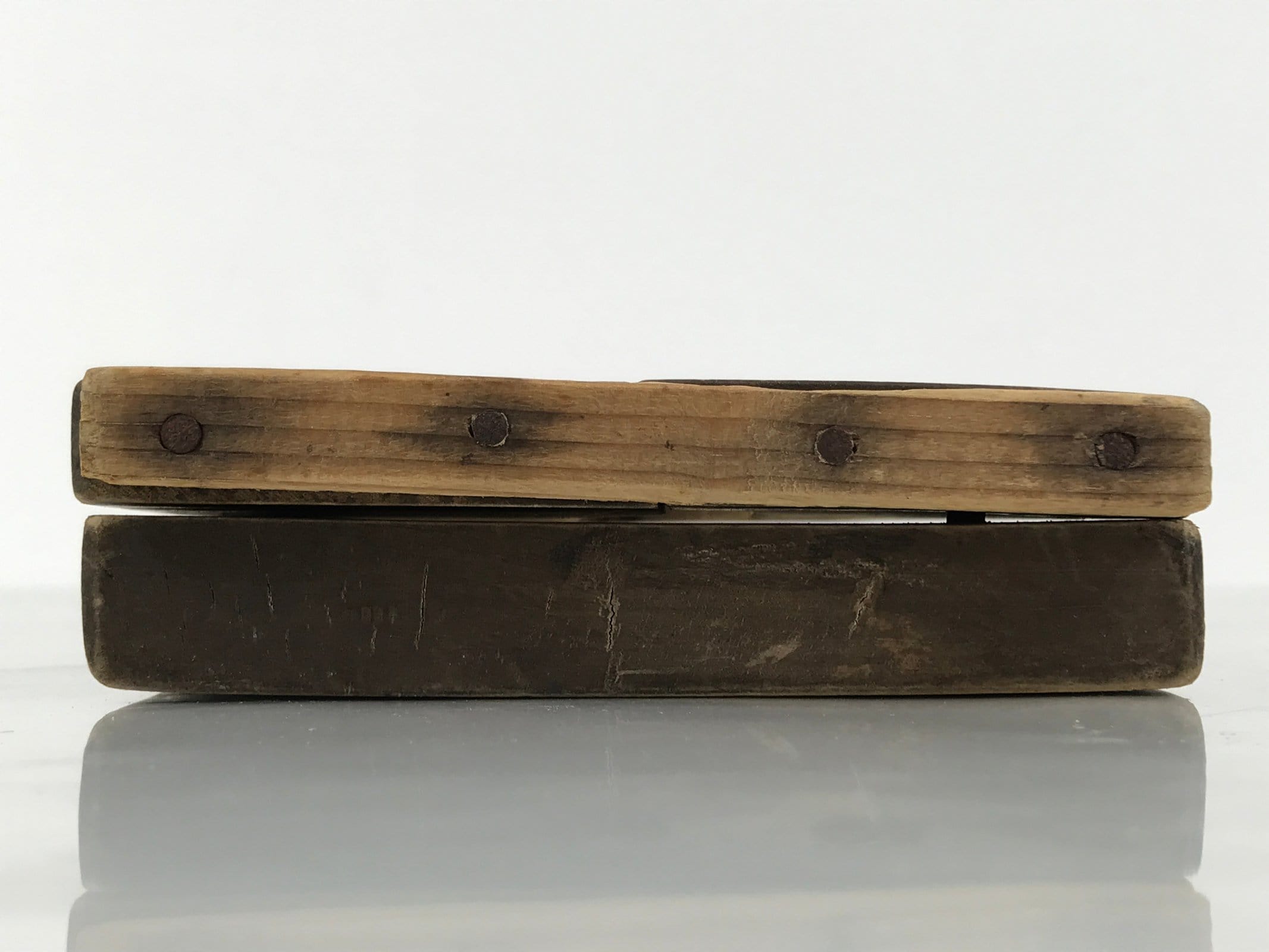 Japanese Wood Carved Kashigata Cake Mold Vtg Sweet Wagashi Tai Madai Fish Kg819