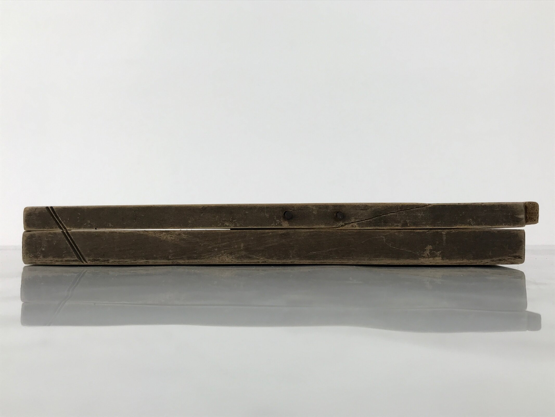 Japanese Wood Carved Kashigata Cake Mold Vtg Sweet Wagashi Tai Madai Fish Kg819