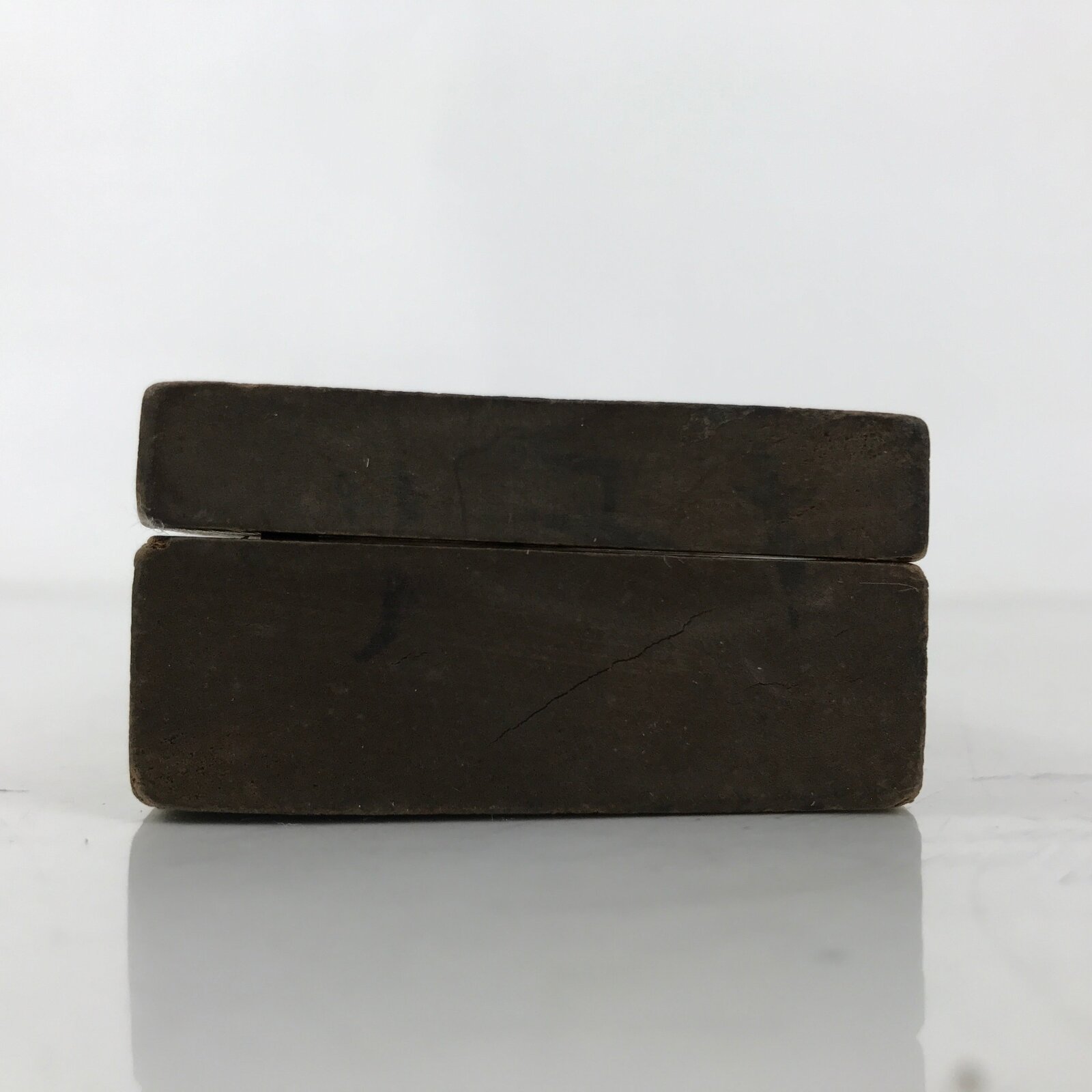 Japanese Wood Carved Kashigata Cake Mold Vtg Sweet Wagashi Zucchini Gourd Kg620