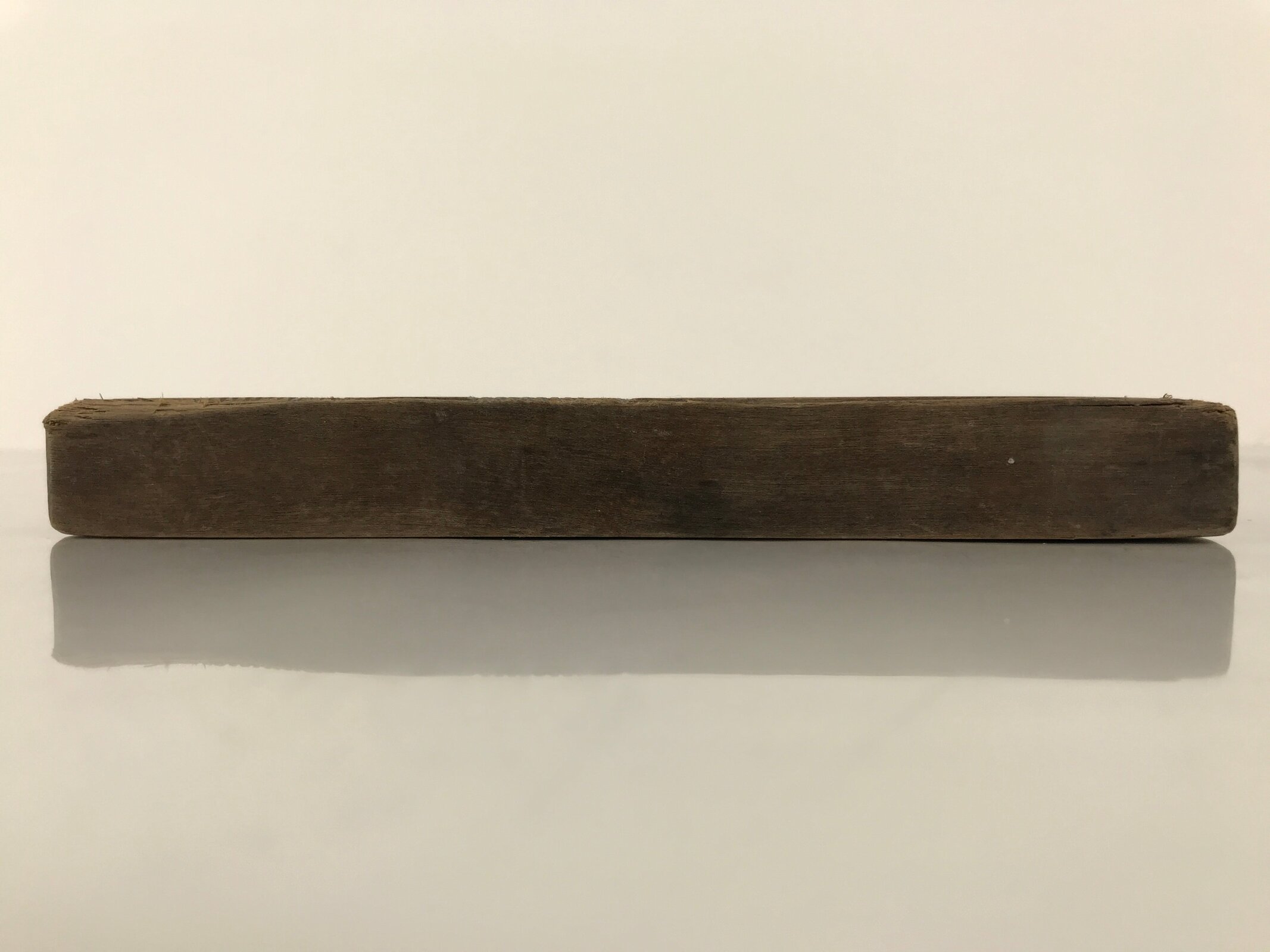 Japanese Wood Carved Kashigata Cake Mold Wagashi Line Pattern Back Plate Kg769