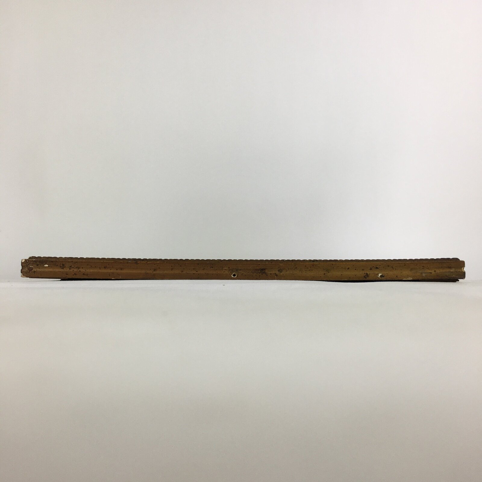 Japanese Wood Framed Landscape Painting Vtg Pine Tree Houses FL59