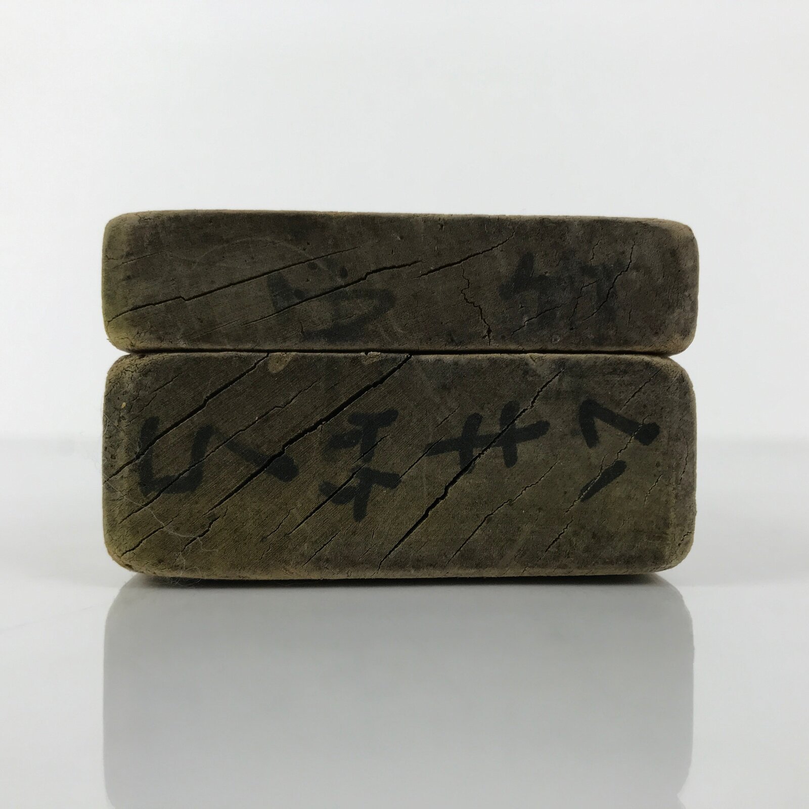 Japanese Wood Kashigata Cake Mold Vtg Sweet Wagashi Takenoko Bamboo Shoot Kg773